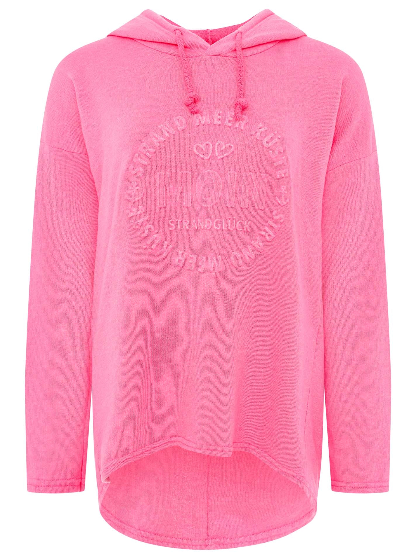 Zwillingsherz Hoodie »"Moin"«, mit Kapuze und Stempeldruck