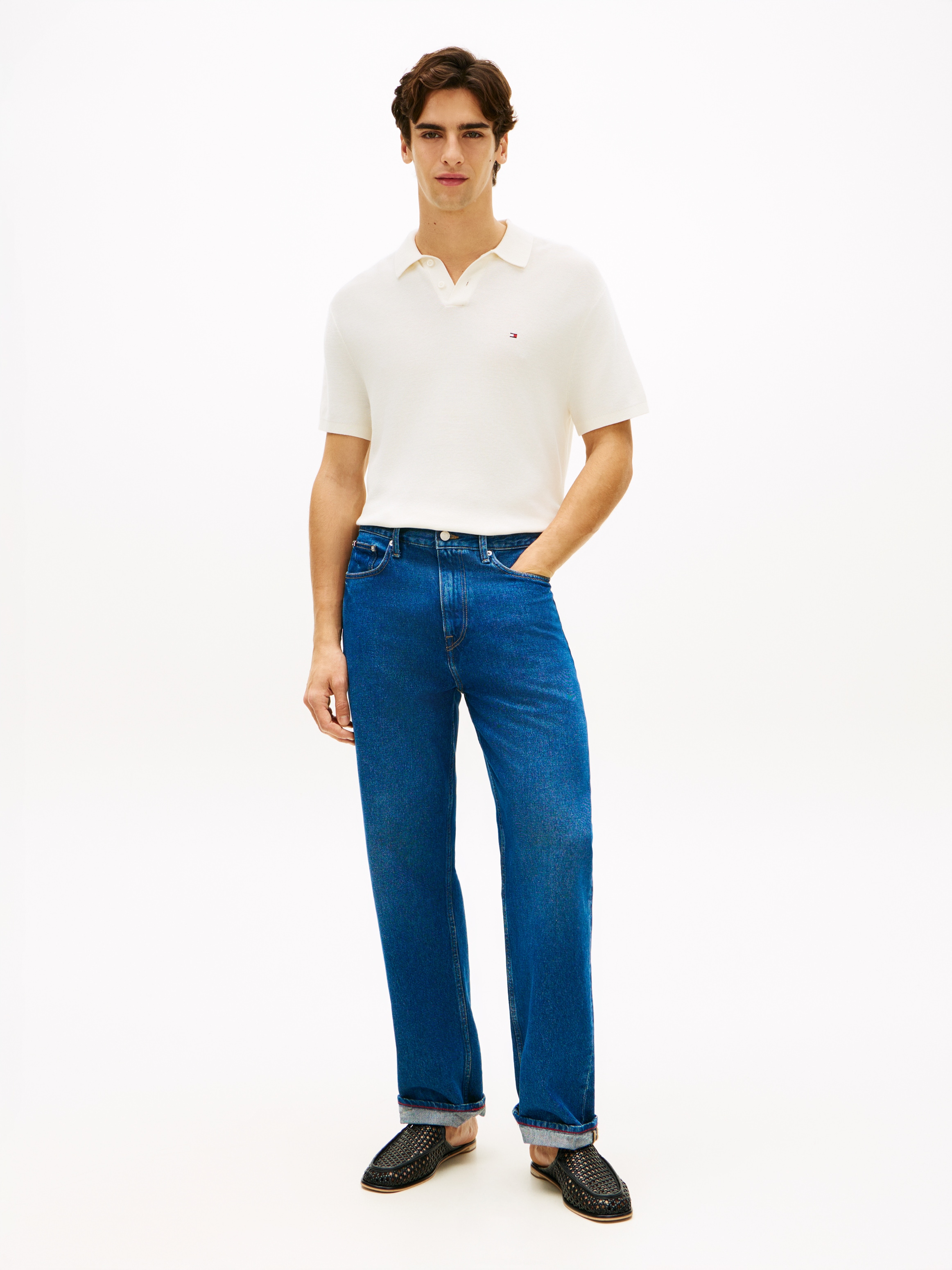 Tommy Hilfiger Polokragenpullover »COOL TOUCH STRUCTURE« Regular fit mit Polokragen