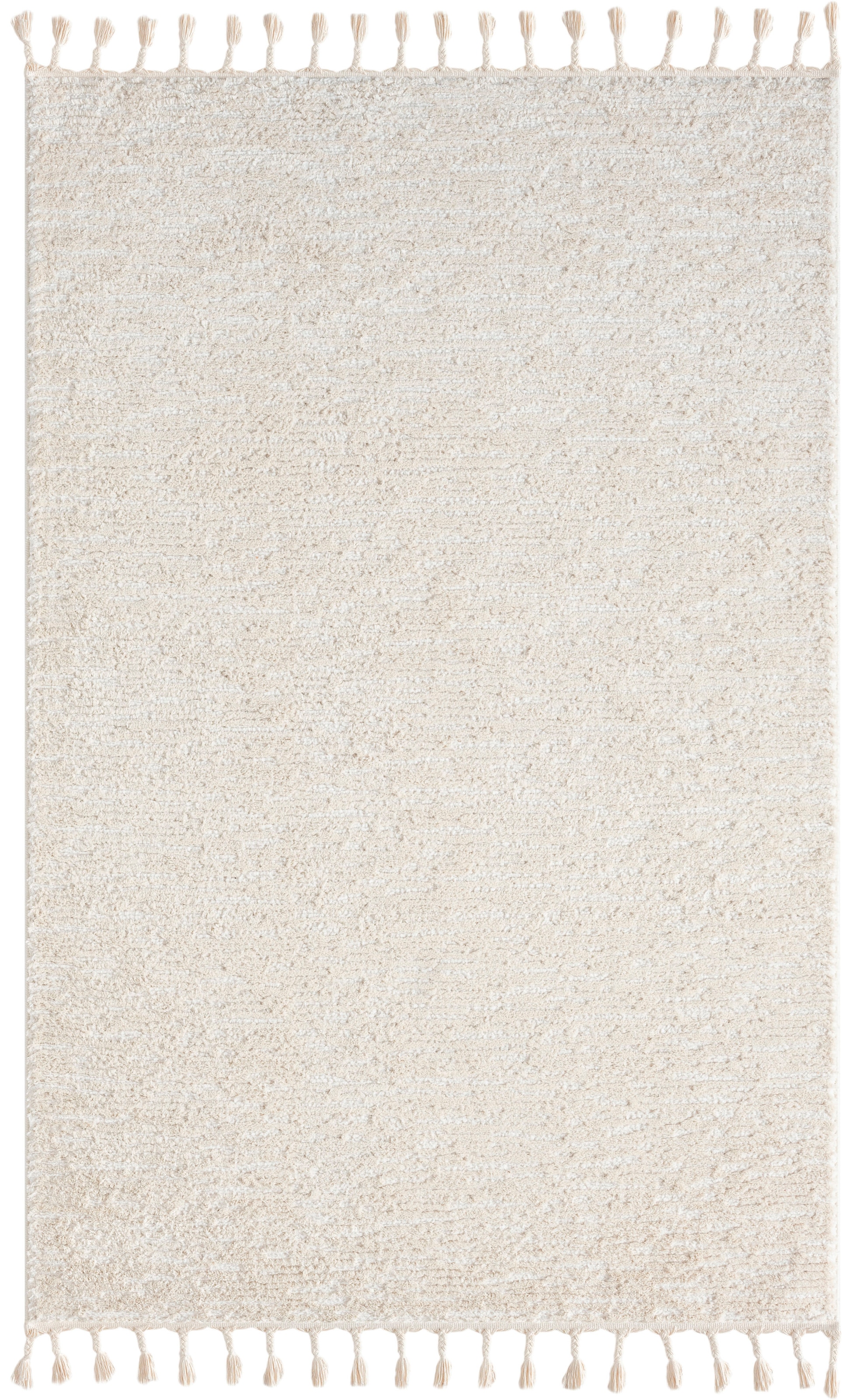 Myflair Möbel & Accessoires Hochflor-Teppich »Moroccan Pureness«, rechteckig, 24 mm Höhe, moderner Teppich, Uni Farben, flauschig weich durch Hochflor