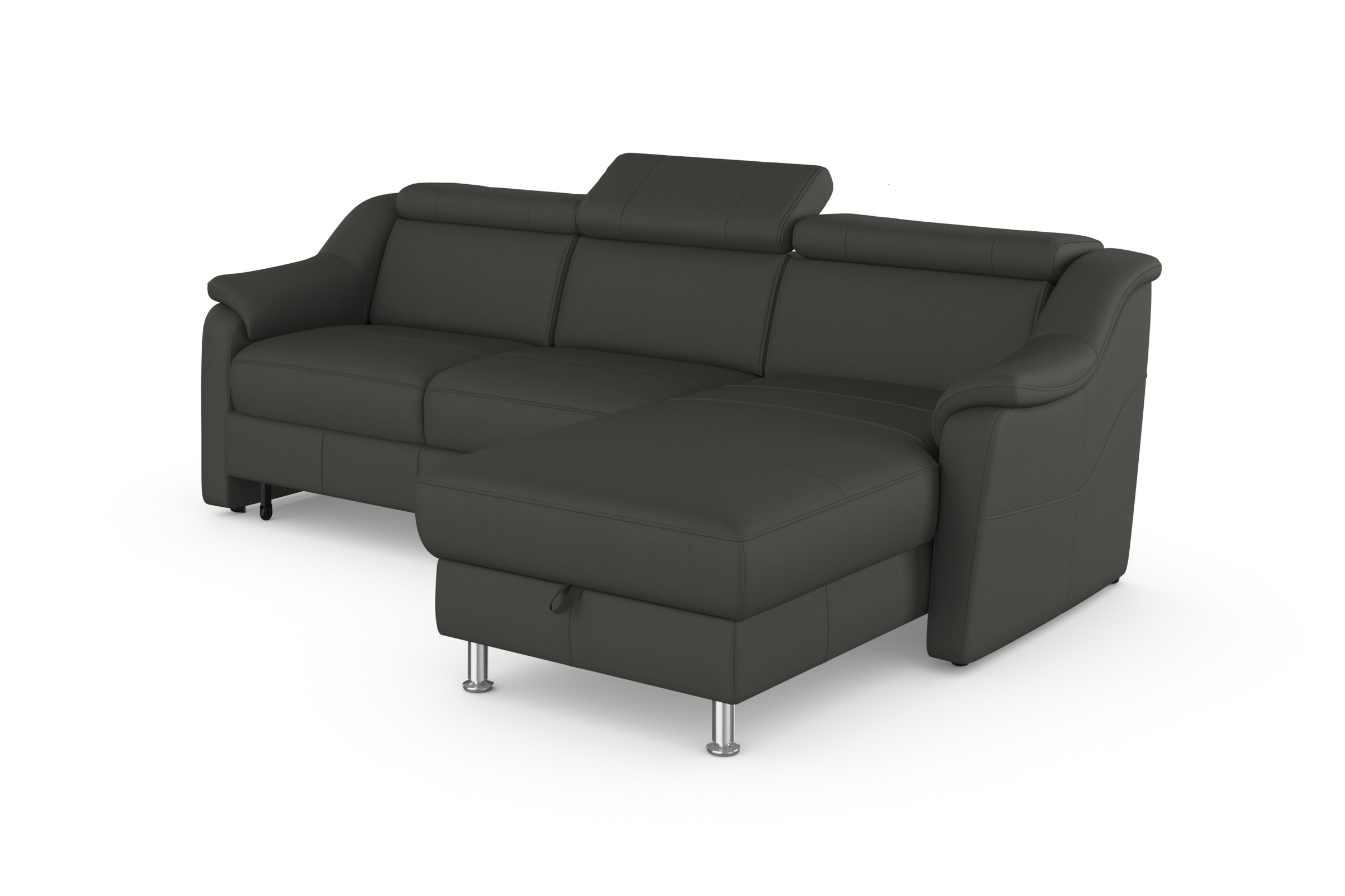 sit&more Ecksofa »Freetown L-Form«, inklusive Kopfteilverstellung und komfortablem Federkern