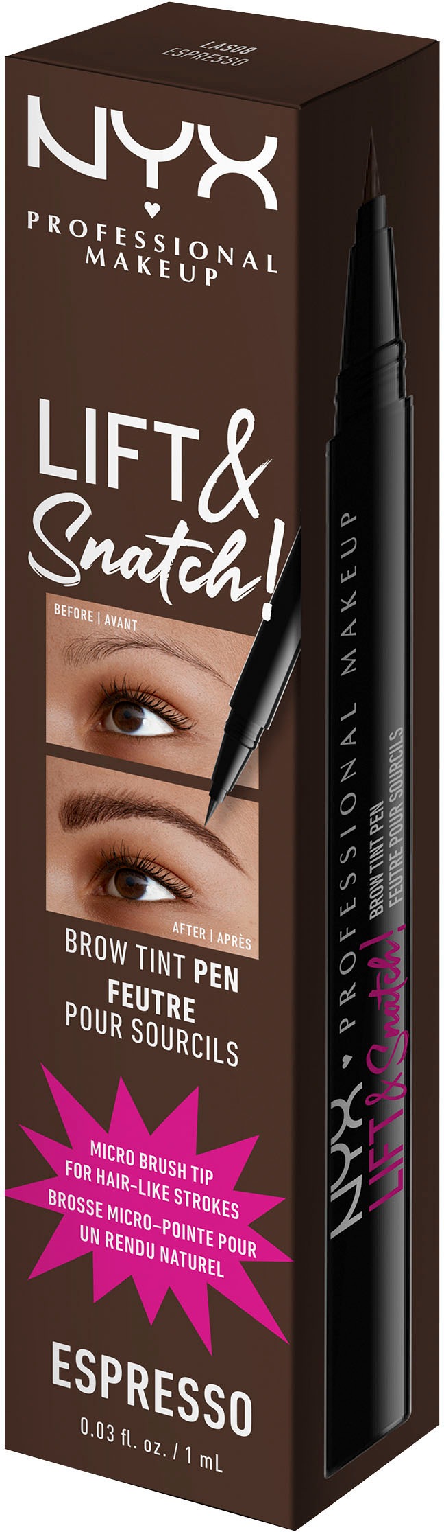 3. Bild von NYX Augenbrauen-Stift »Professional Makeup Lift & Snatch Brow Tint Pen«