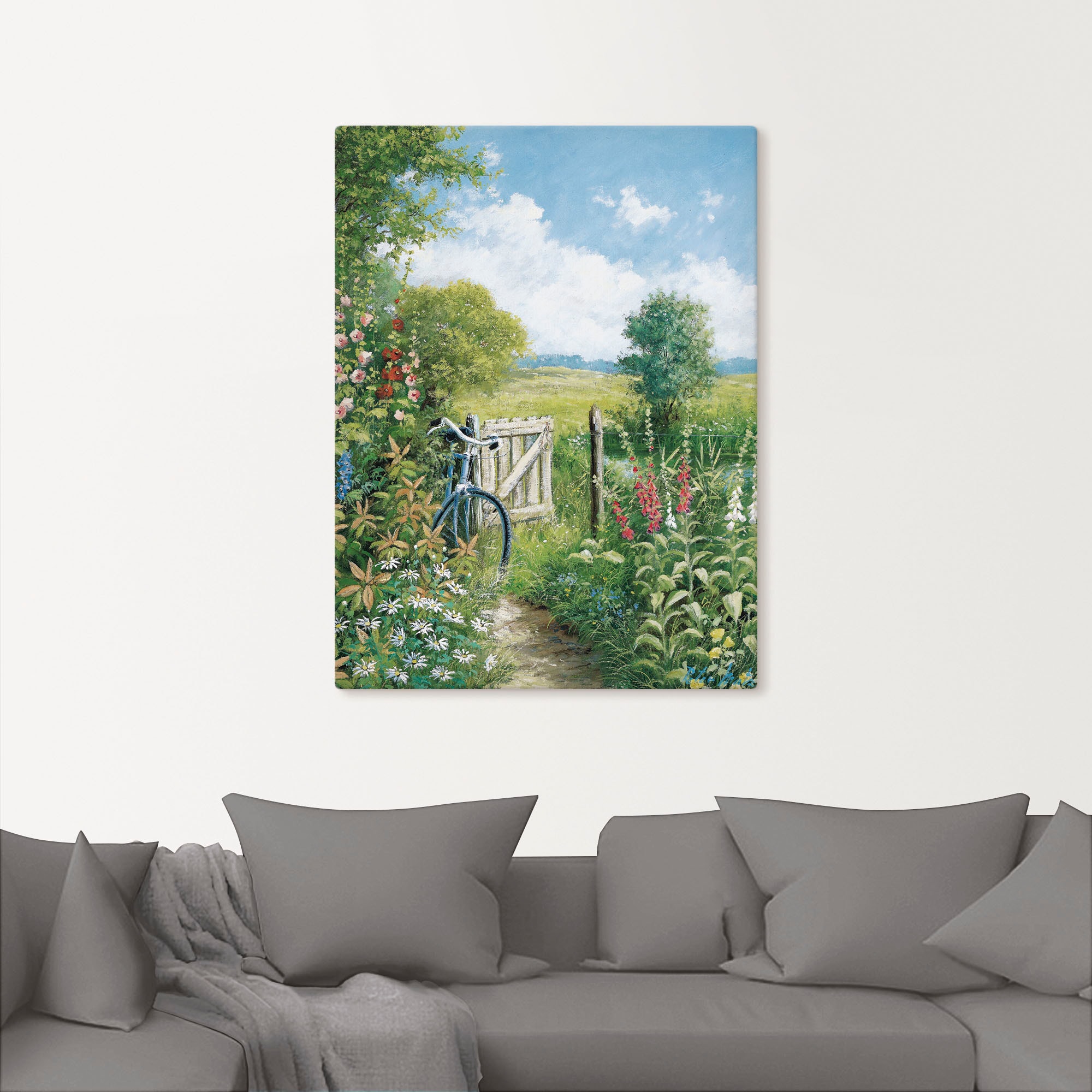 Artland Wandbild »Endloses Ziel«, Garten, (1 St.), als Leinwandbild, Poster günstig online kaufen