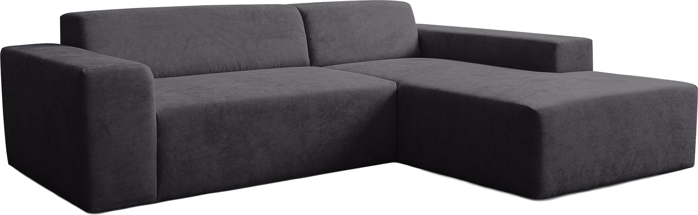 WERK2 Ecksofa »Zeus-L 253 x 188 cm Breite: modern und bequem« Luxus-Microfaser weich, L-Form