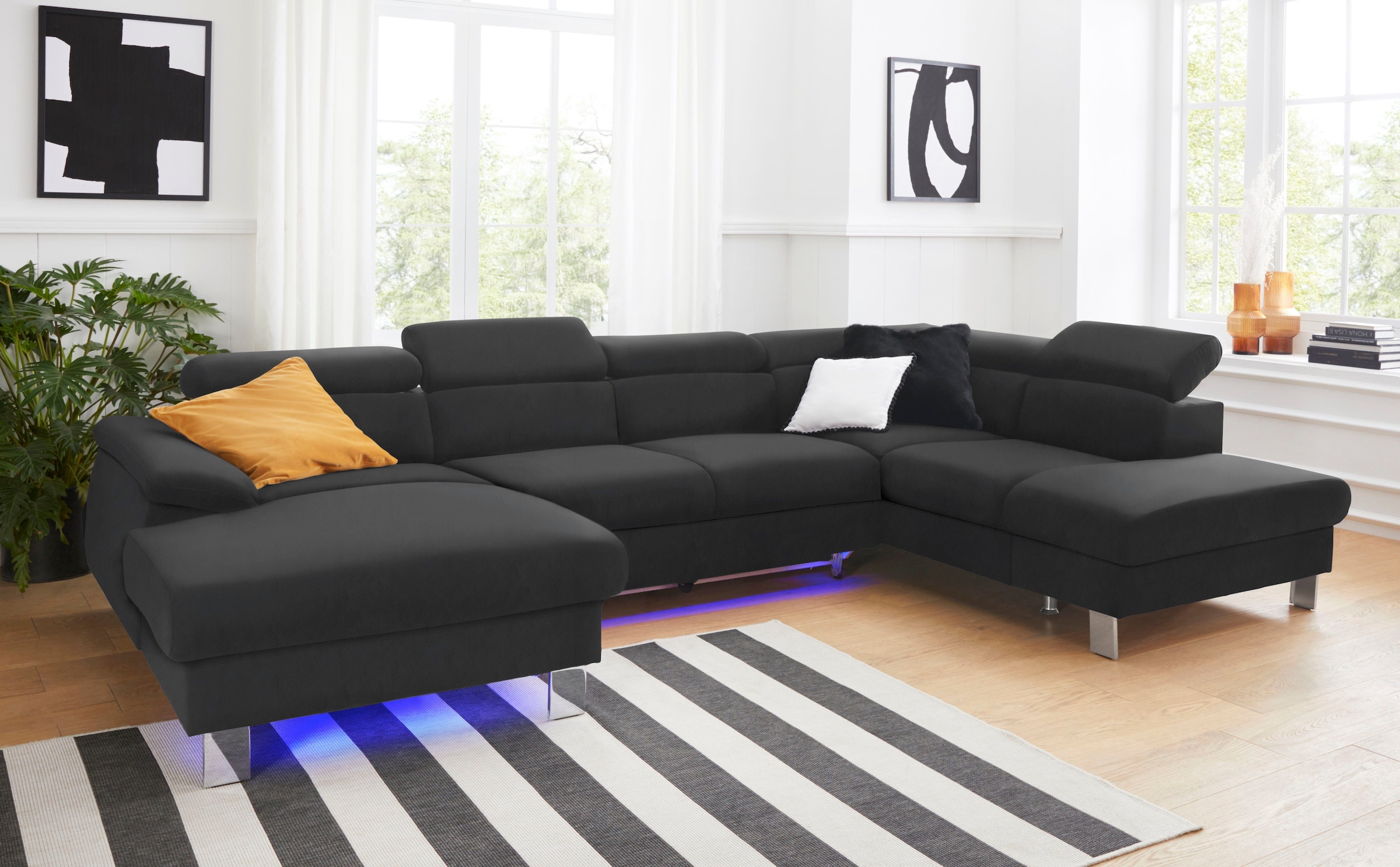 COTTA Polstergarnitur »Komaris U-Form«, (Set), Set bestehend aus: Wohnlands günstig online kaufen