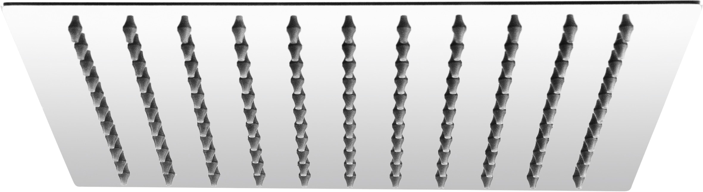 CORNAT Kopfbrause »250 x 250 mm Kopf-Größe - 1 Strahlart - Kugelgelenk & Anti-Kalk-Düsen«, Extra schlankes Design - Edelstahl rostfrei