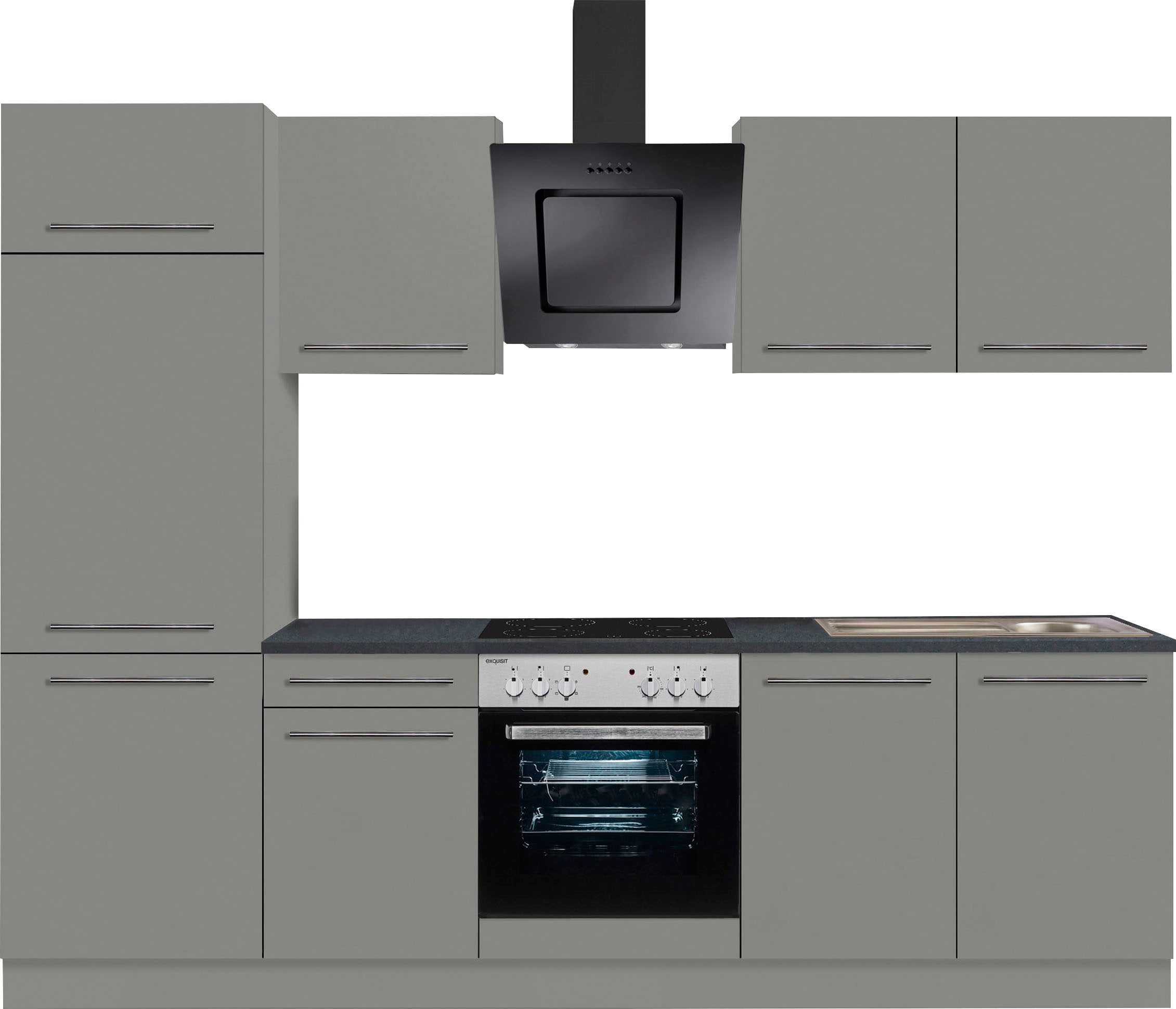 OPTIFIT Küchenzeile »Bern«, Breite 270 cm, gedämpfte Türen, wahlweise mit  E-Geräten auf Rechnung kaufen