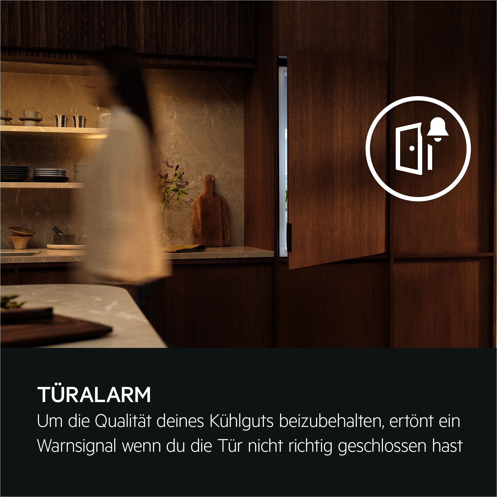 AEG Einbaukühlgefrierkombination Serie 8000 »TSC8M18WCC« 177 cm hoch 55,7 cm breit 360°Cooling-optimale Luftfeuchtigkeit & Zirkulation, NoFrost, Festtür