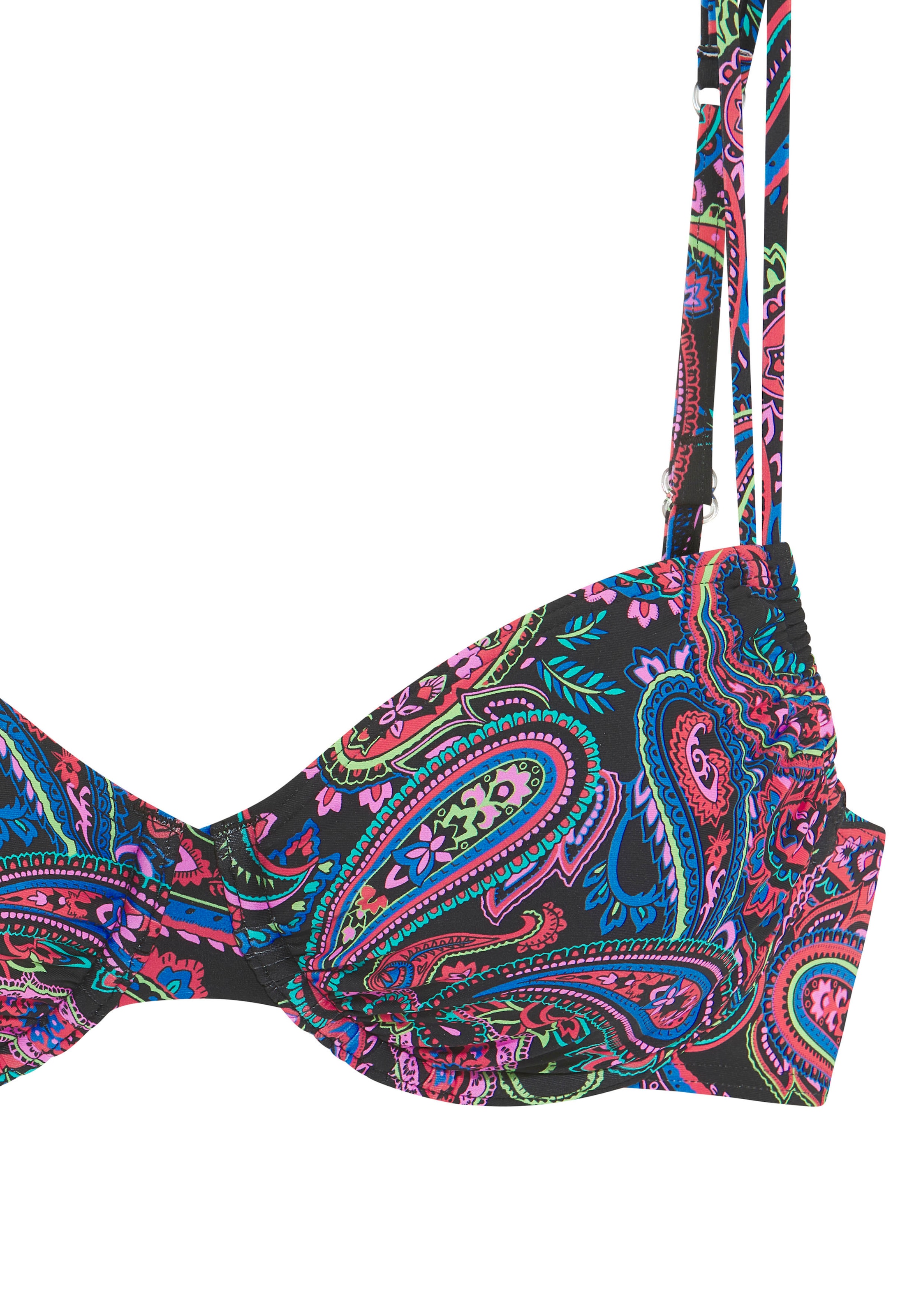 Venice Beach Bügel-Bikini-Top »Paislee«, bedruckt, verstellbare Doppelträger, herausnehmbare Softcups, Mix-Kini