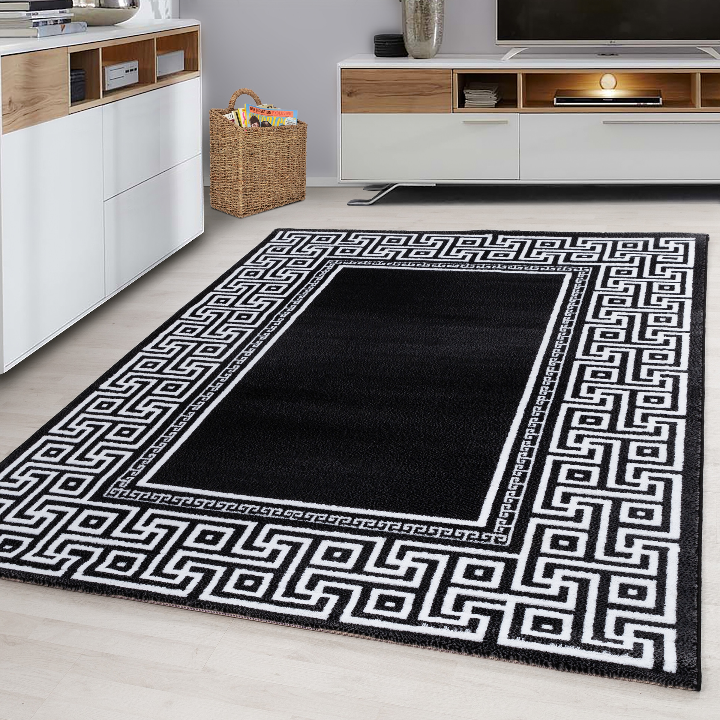 Ayyildiz Teppiche Teppich »PARMA 9340«, rechteckig, 12 mm Höhe, Läufer, str günstig online kaufen