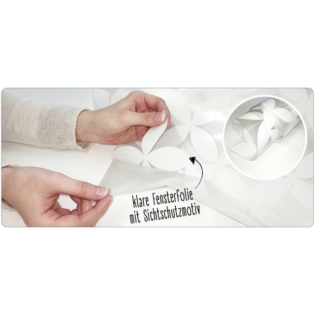 MySpotti Fensterfolie »Look Shells white«, halbtransparent, glattstatisch  haftend, 90 x 100 cm, statisch haftend online kaufen