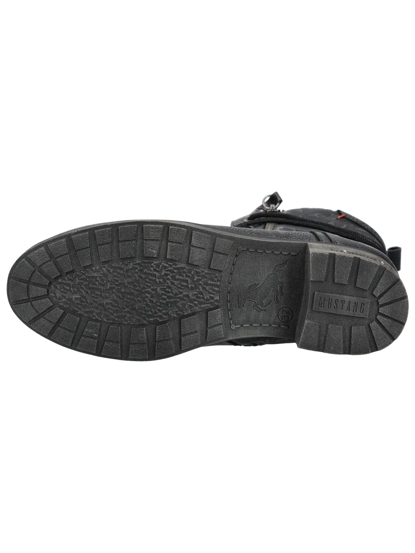 Mustang Shoes Schnürstiefelette »Mustang Shoes Stiefelette Lederimitat/Textil«