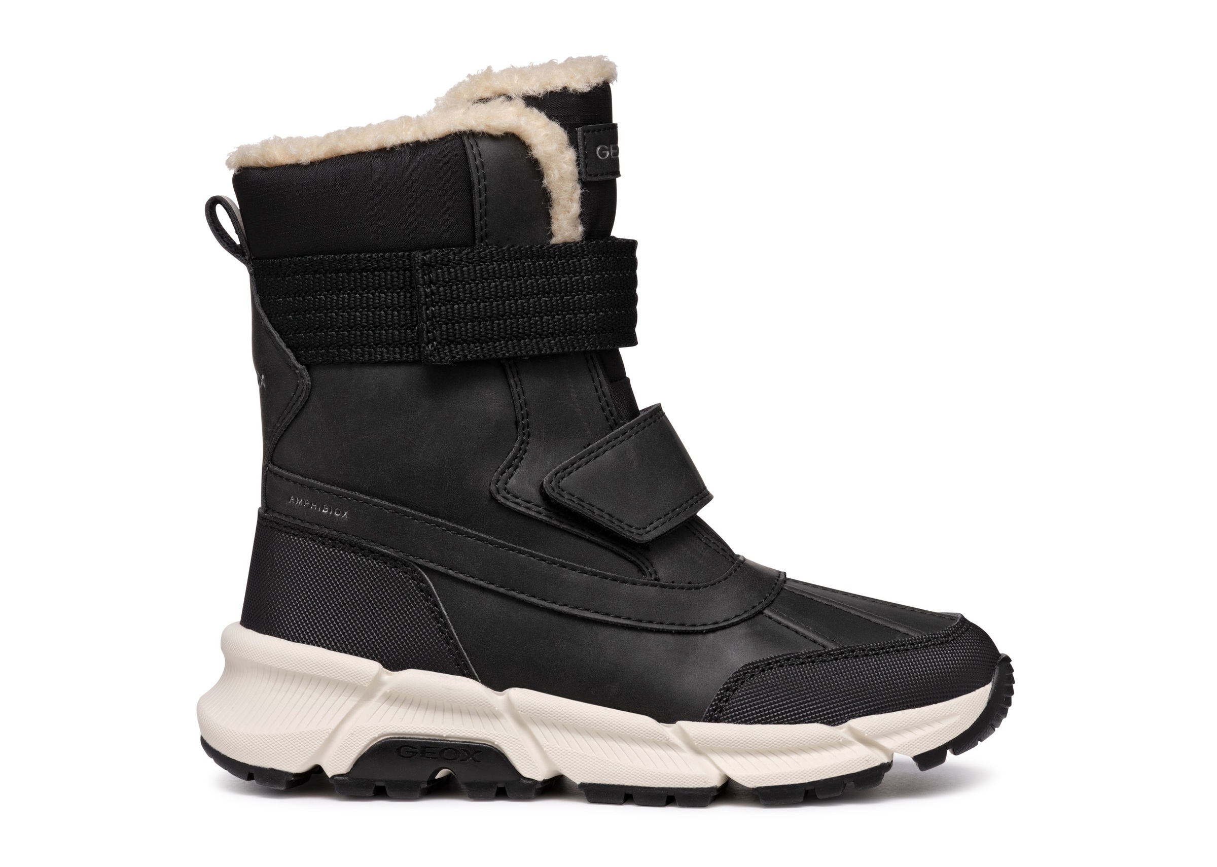 Geox Winterstiefel »J FLEXYPER PLUS BOY«, Snowboots, Klettstiefel mit Warmfutter, Größenschablone zum Download