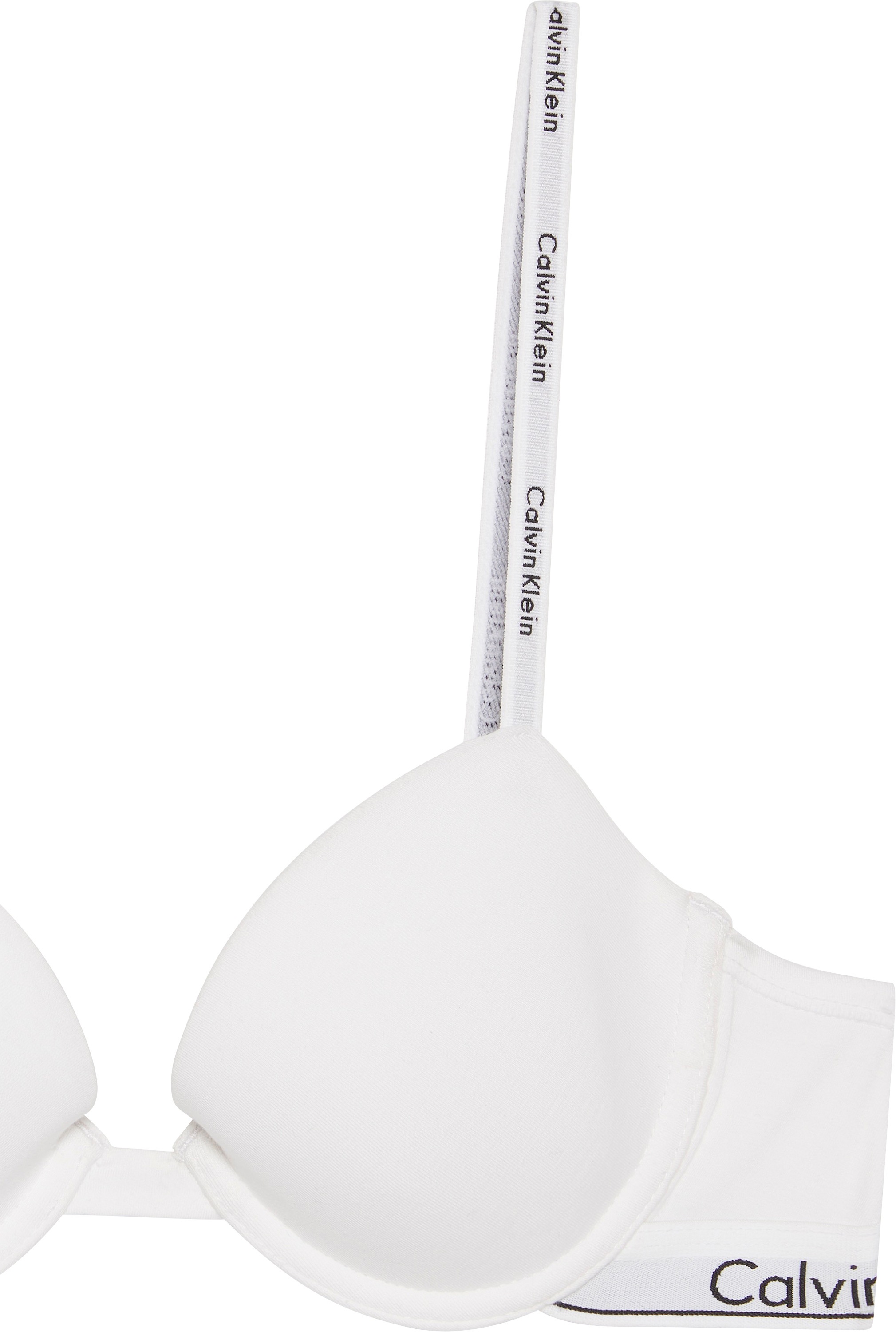 Calvin Klein Underwear Bügel-BH »LIGHTLY LINED DEMI«, mit Logoschriftzug am Träger