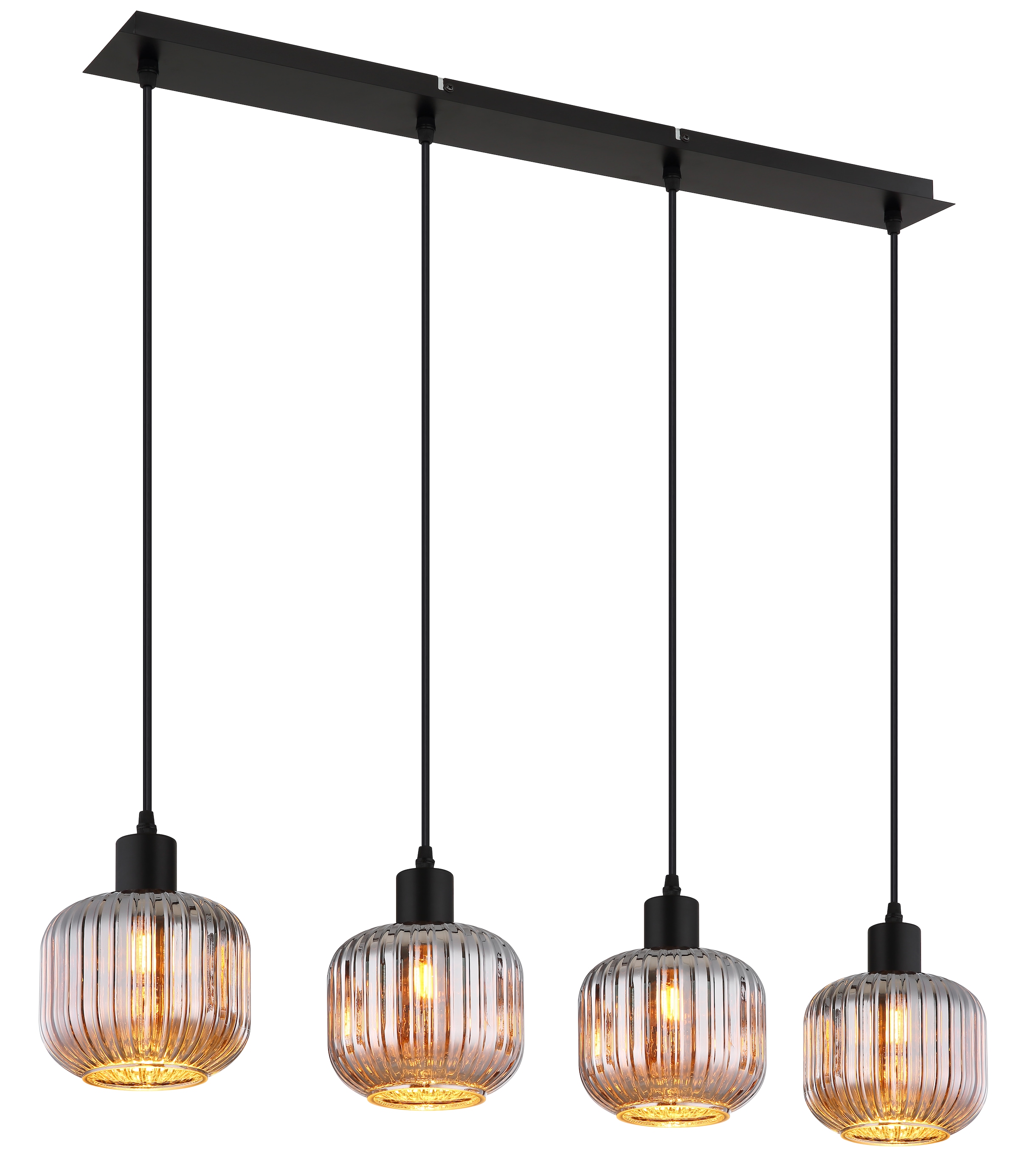 NOWA LED-Hängeleuchte »TOM«, 4 flammig, Leuchtmittel E14 | ohne Leuchtmittel