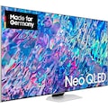 Samsung QLED-Fernseher »55" Neo QLED 4K QN85B (2022)«, 138 cm/55 Zoll, Smart-TV-Google TV, Quantum Matrix Technologie mit Neo Quantum Prozessor 4K-Quantum HDR 1500-Supreme UHD Dimming