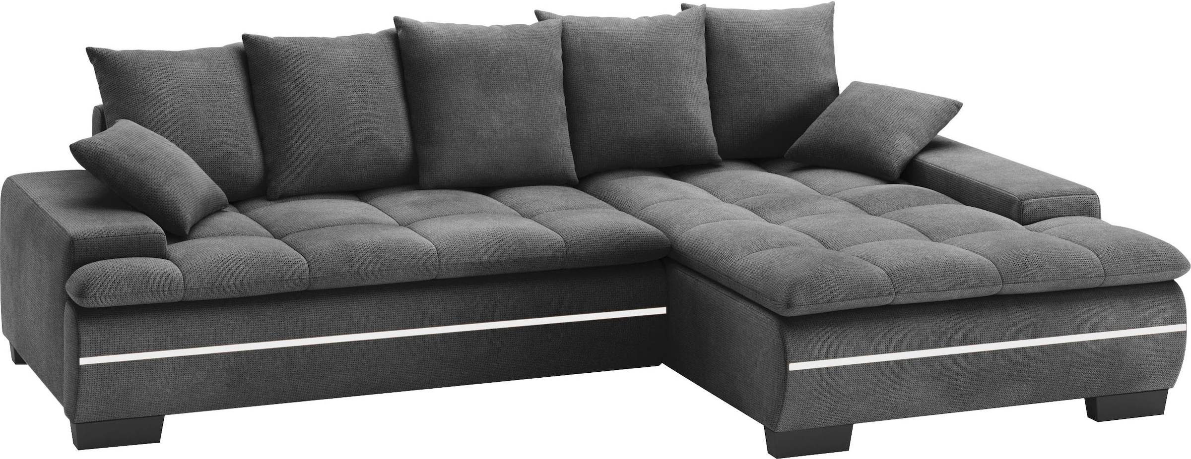 Mr. Couch Ecksofa »Haiti II, L-Form«, RGB-LED Beleuchtung, wahlweise mit Ka günstig online kaufen
