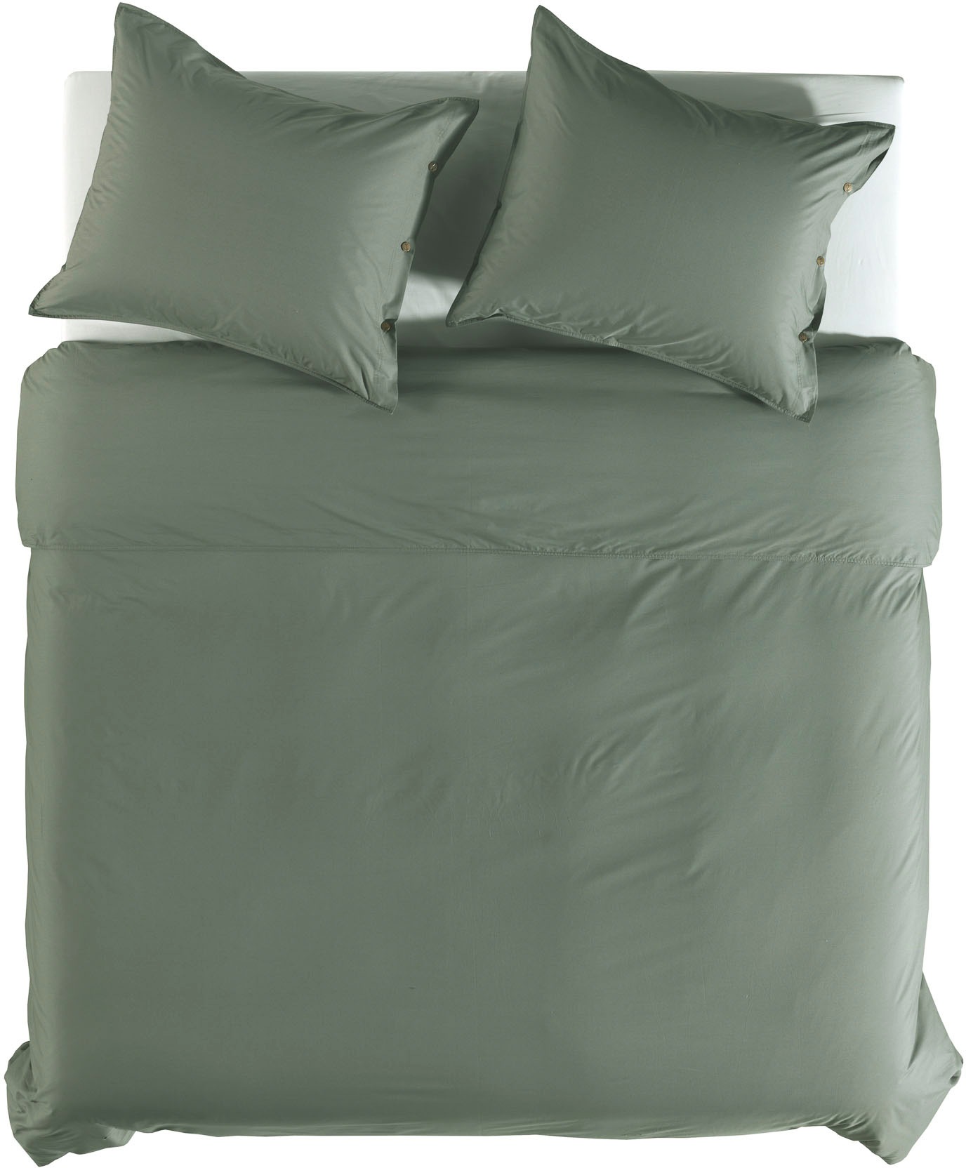 YELLOW Bettwäsche »Percale« 2 Stk. tlg. Uni Design, 100% Baumwolle ab 135x2 günstig online kaufen