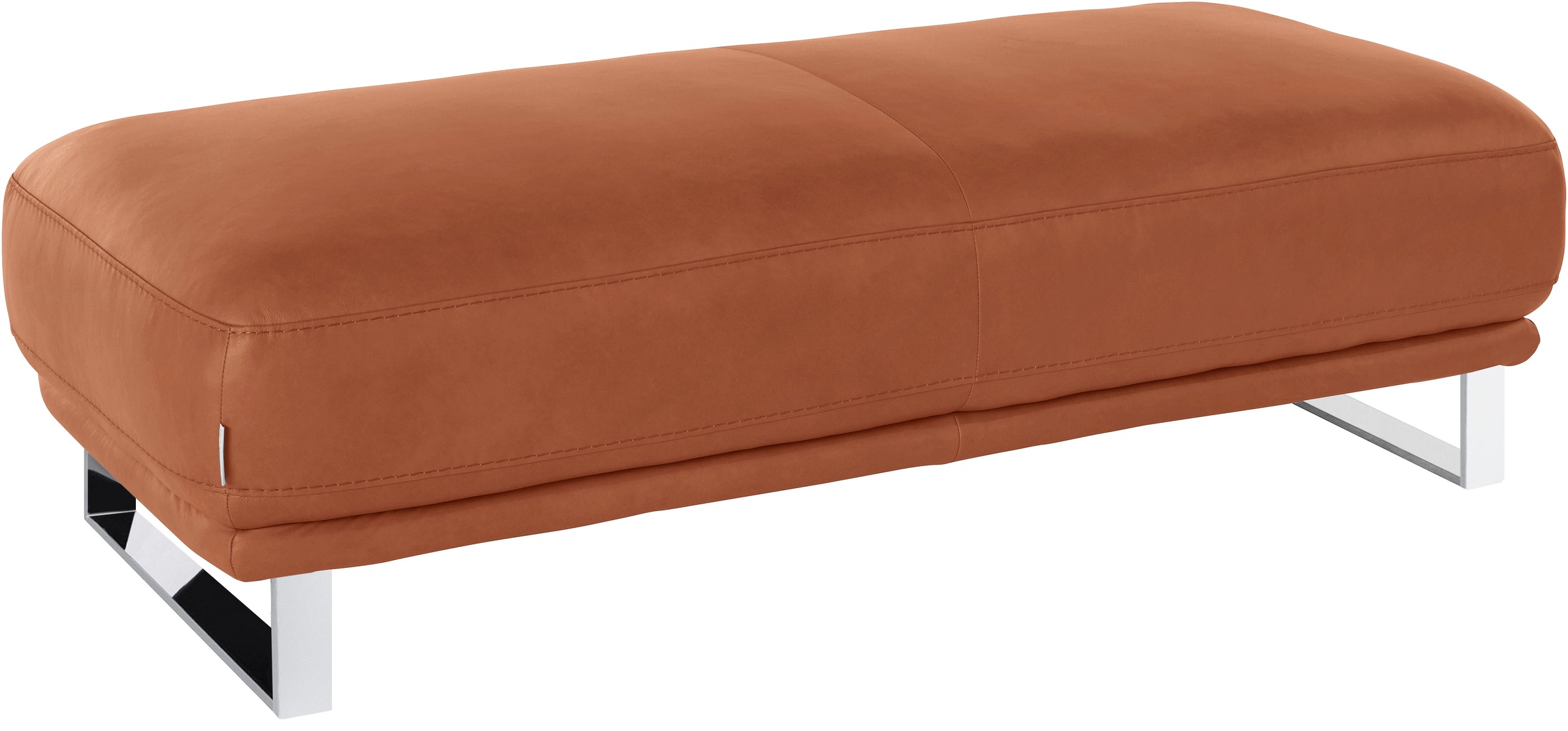 W.SCHILLIG Hocker »montanaa« mit Metallkufen in Chrom glänzend, Breite 141 günstig online kaufen