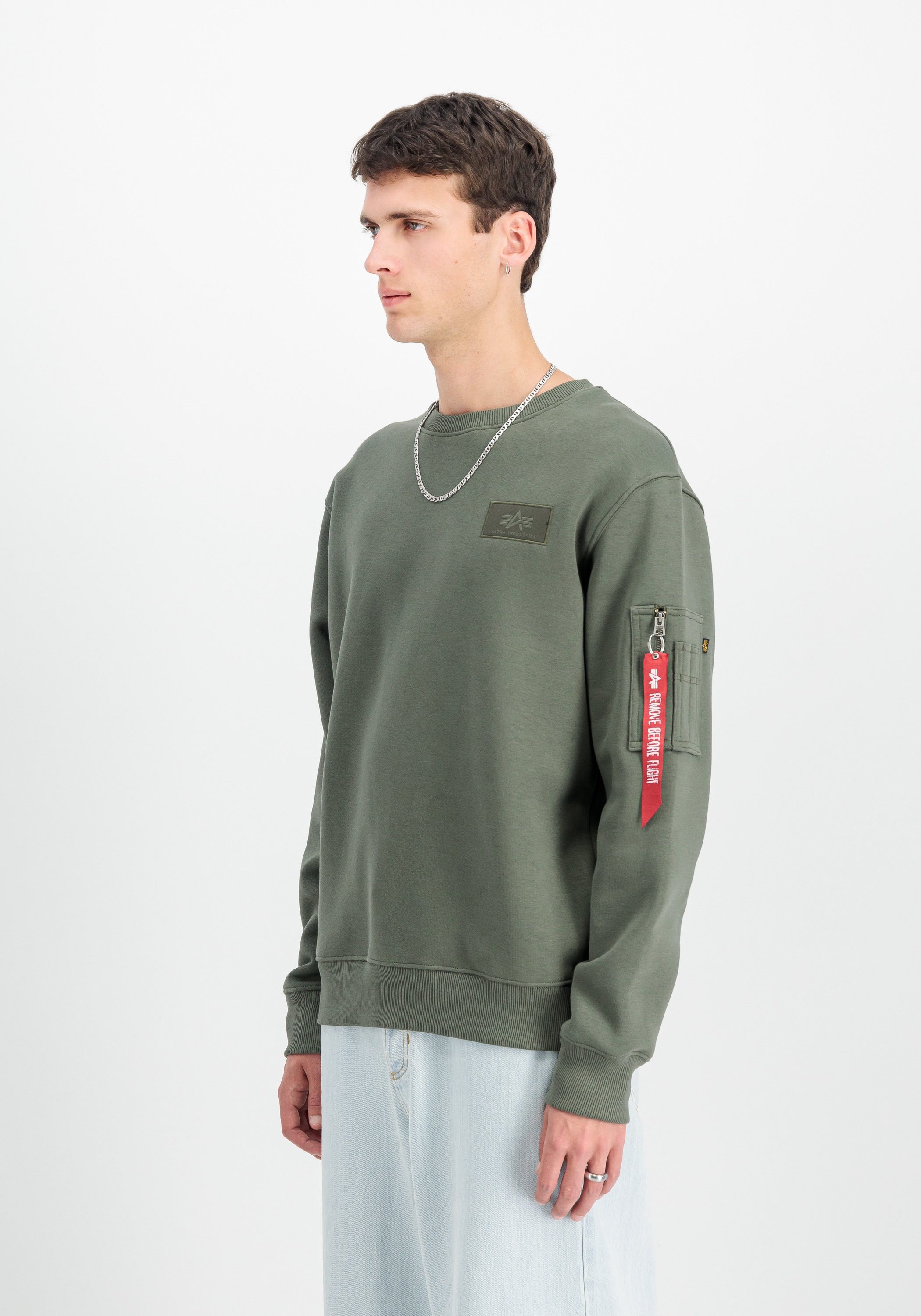 Alpha Industries Sweater »Alpha Industries Men - Sweatshirts Backprint Sweatshirt«