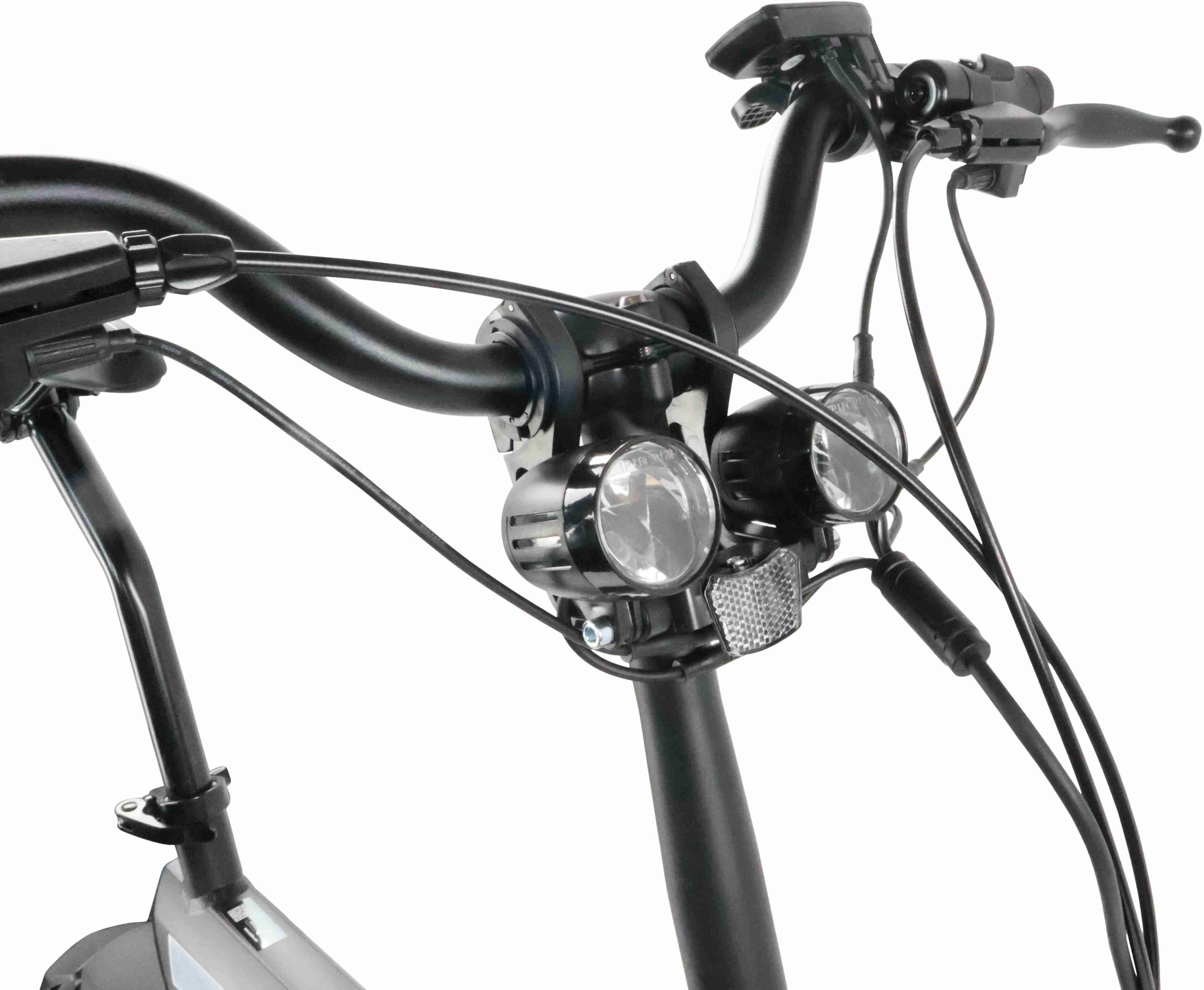 LLobe »City E-Bike 14" Compact« 9 Gang Shimano Tourney Schaltwerk Kettenschaltung Heckmotor 250 W