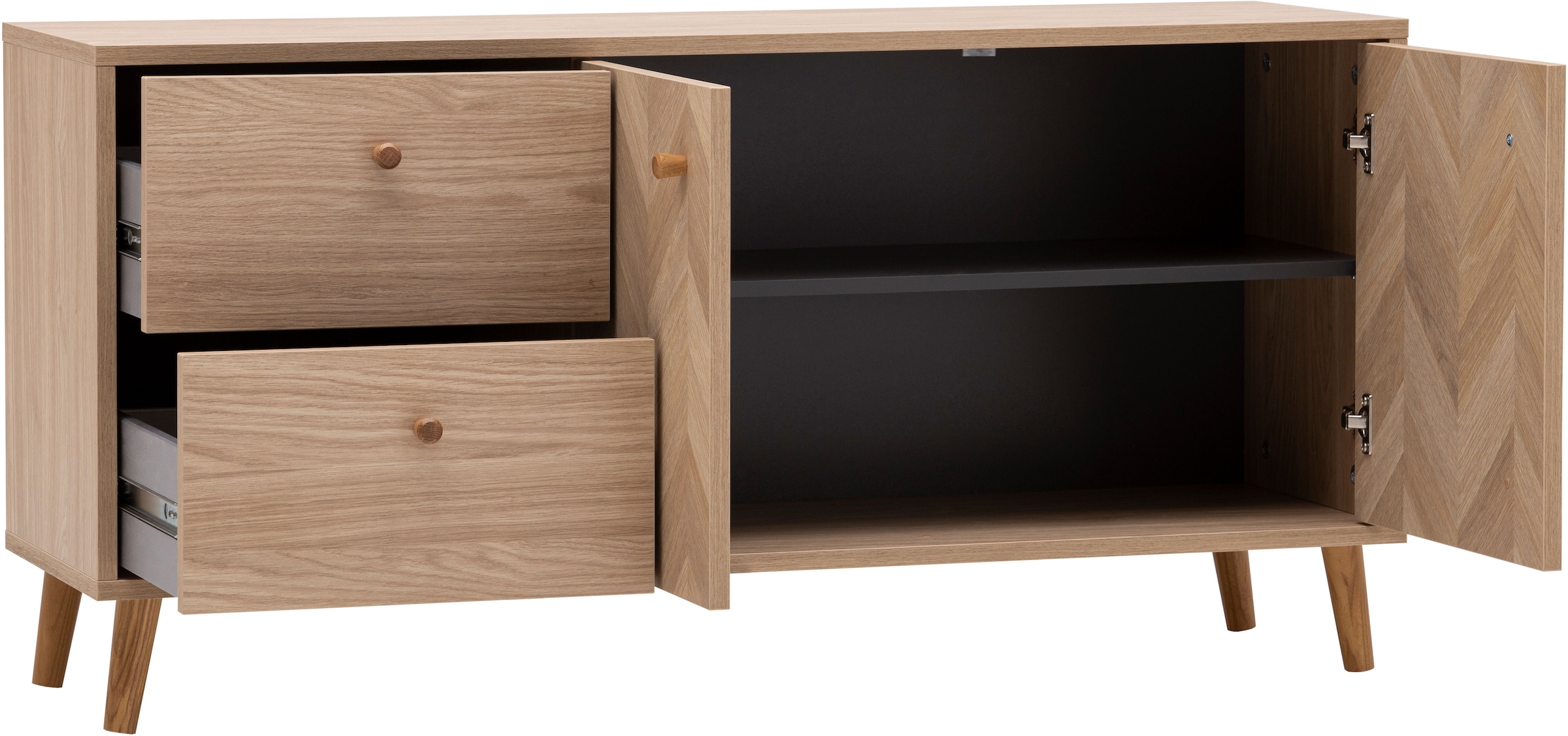 Schildmeyer TV-Board »Visby, Lowboard,melaminharzbeschichtet, Made in Germany, B: 109 cm« 1 Stk. tlg. Solide Verarbeitung - Dieses Produkt ist in Deutschland gefertigt