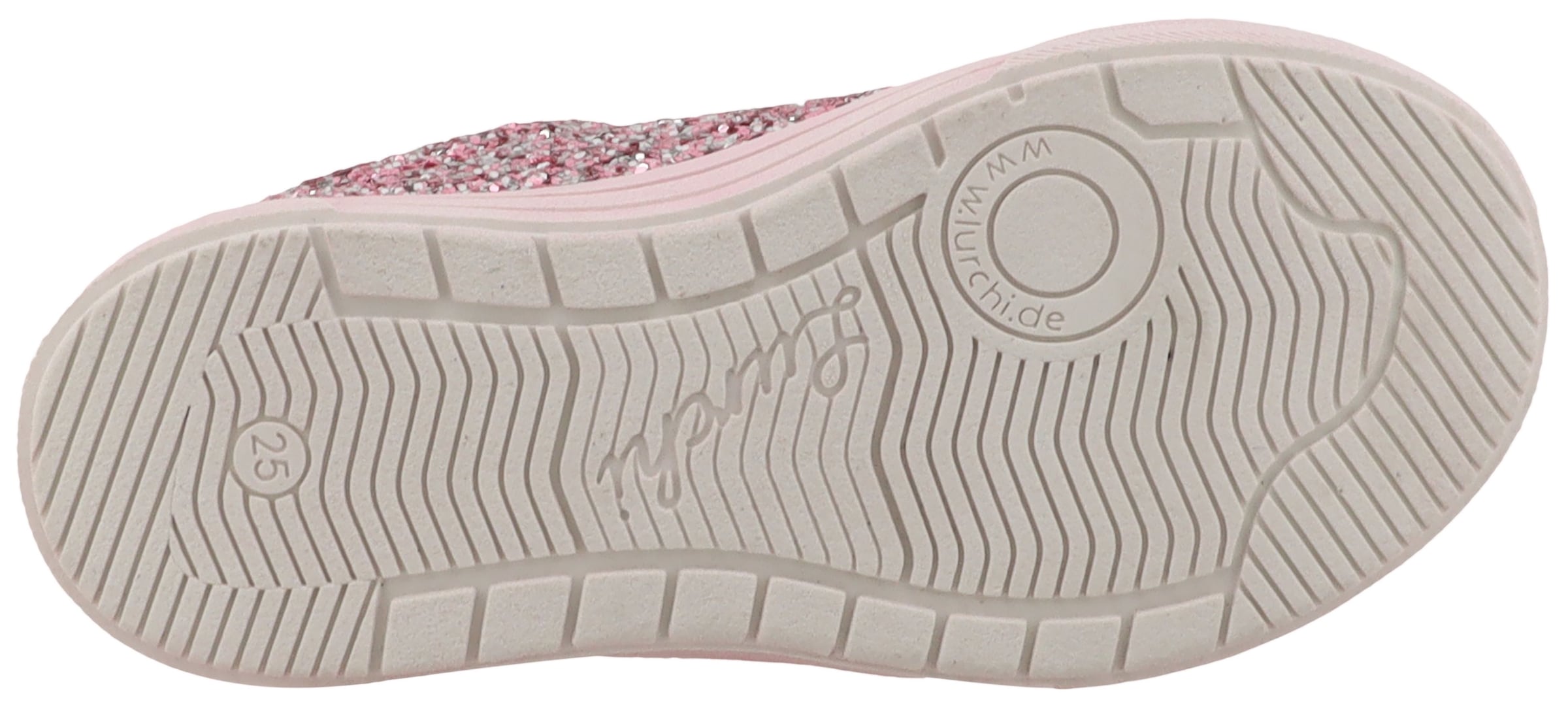 Lurchi Sneaker »Bine«  Klettschuh mit Glitzer, Größenschablone zum Download