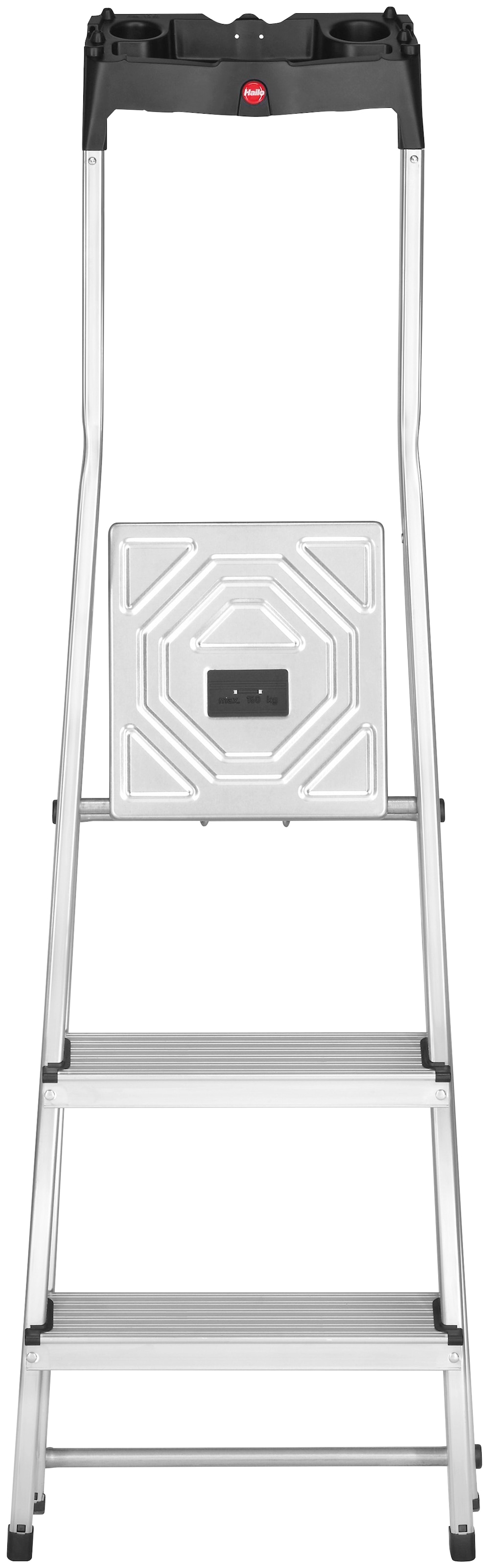 Hailo Stehleiter »L60 StandardLine«, Alu-Sicherheits-Stehleiter 3 Stufen