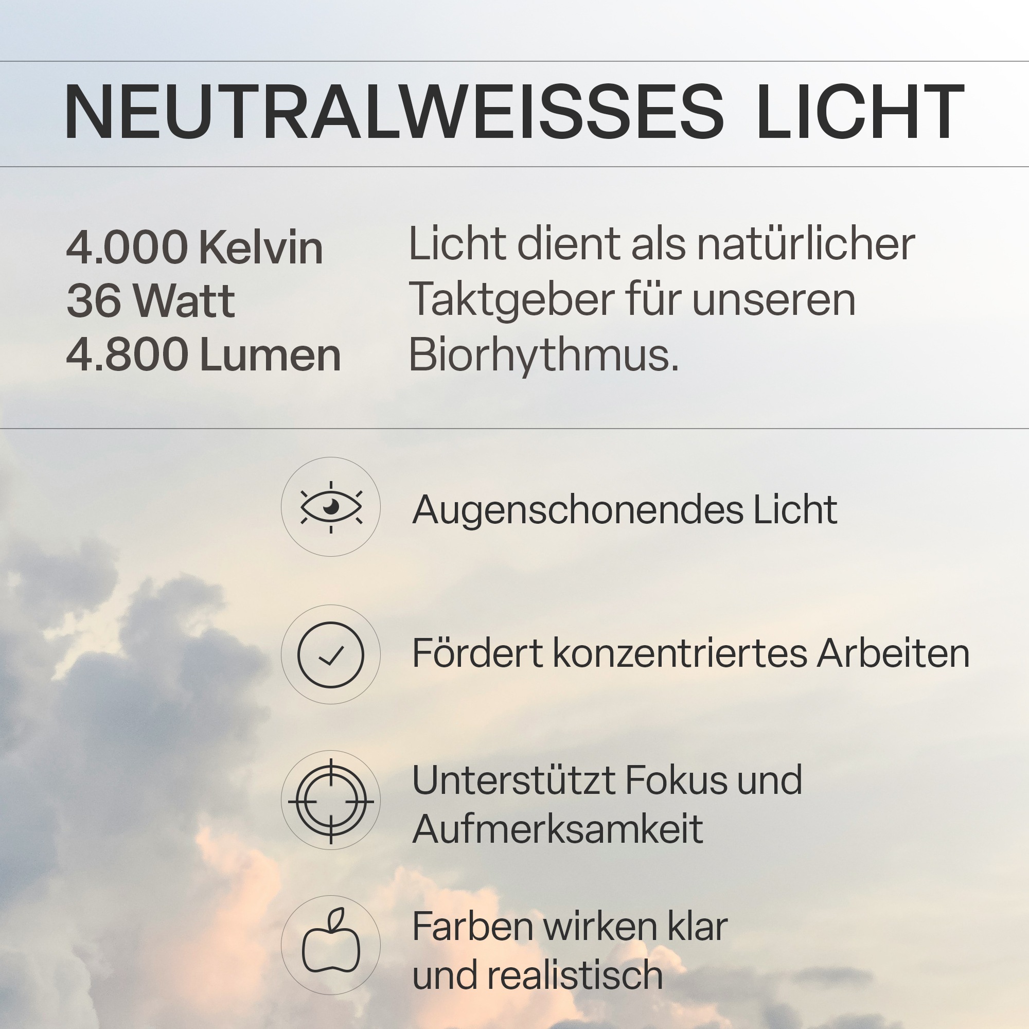 B.K.Licht LED Panel »SHALLOW« LED-Board 1 Stk. Neutralweiß 98x20x3 cm, Badlampe, Badezimmer, Küche, Wohnzimmer