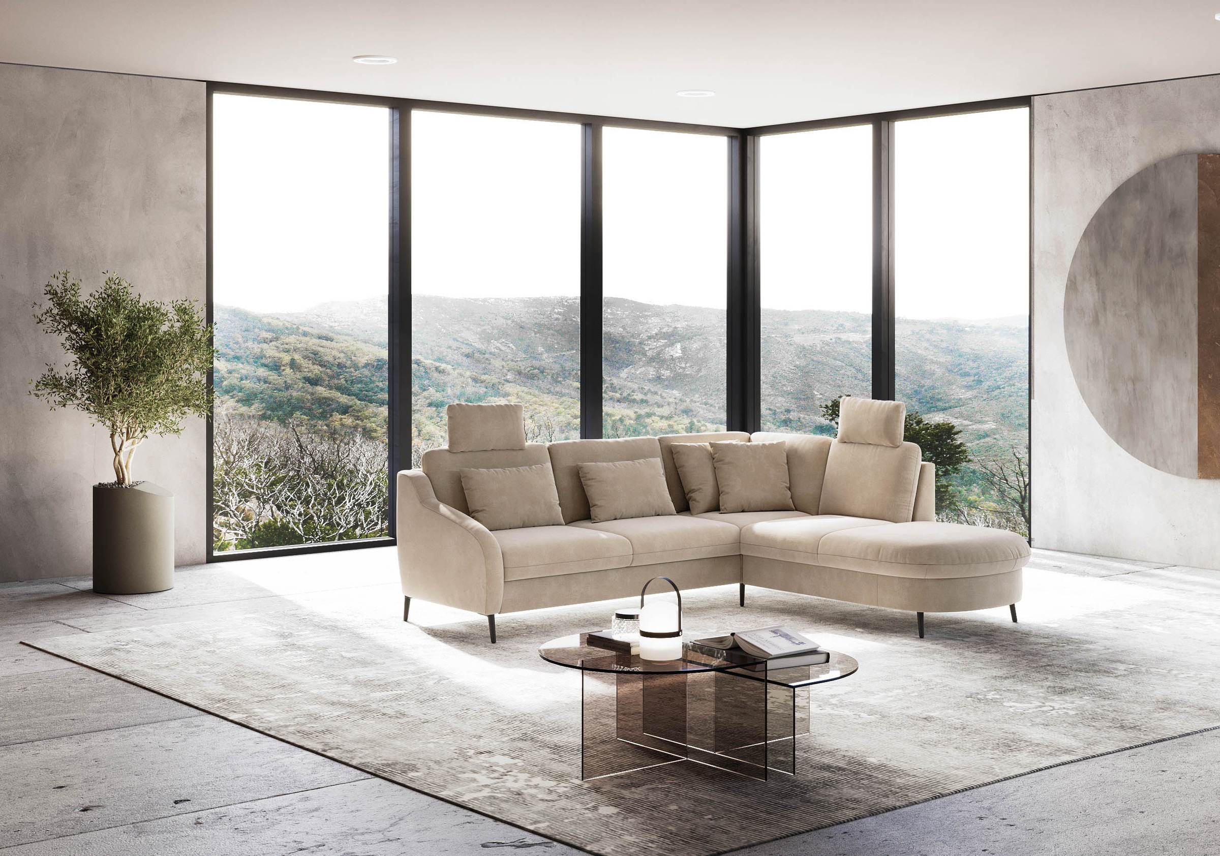 sit&more Ecksofa »Soul L-Form«, wahlweise mit Bettfunktion und Bettkasten o günstig online kaufen