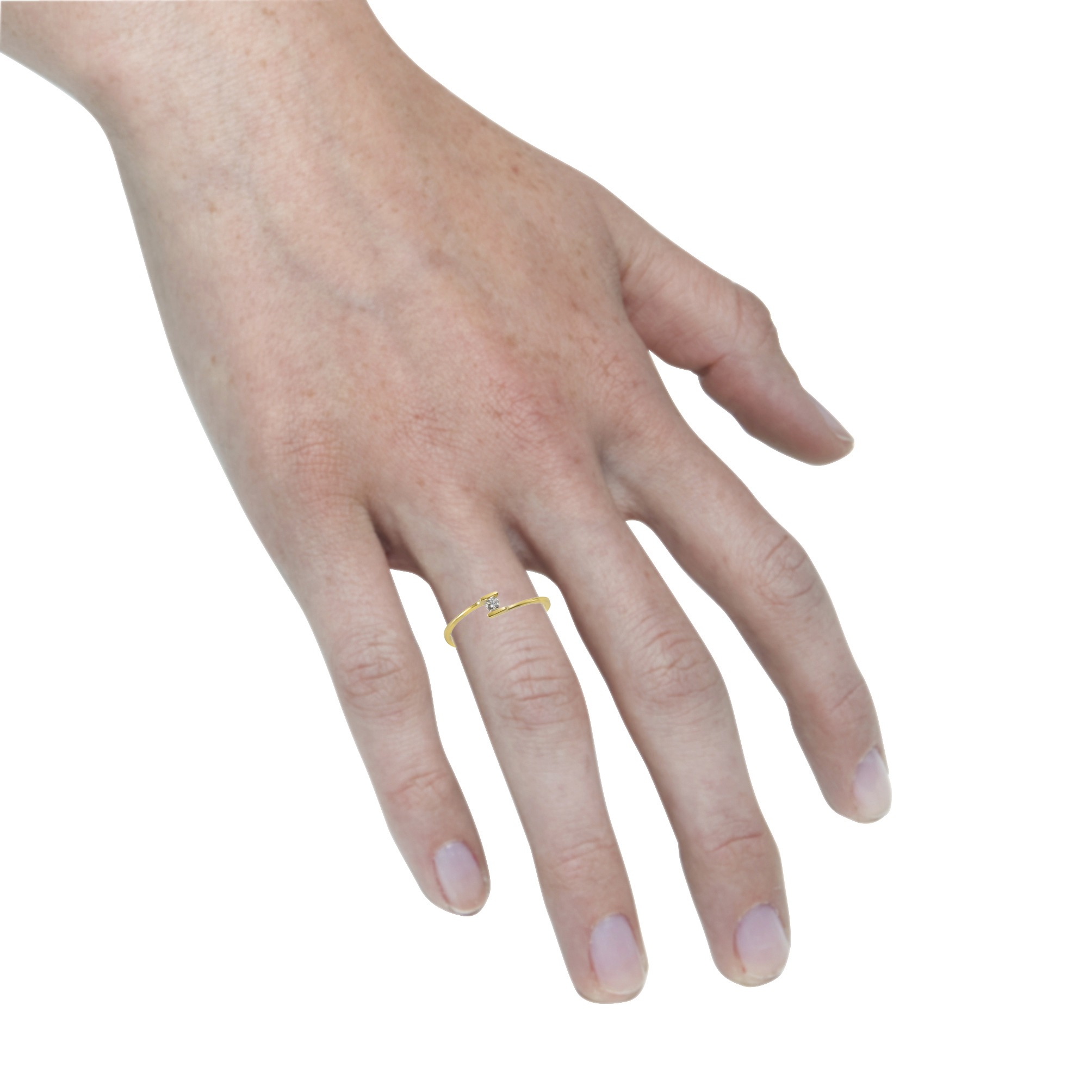 Orolino Fingerring »Gold 585 mit Brillant 0,06ct.«