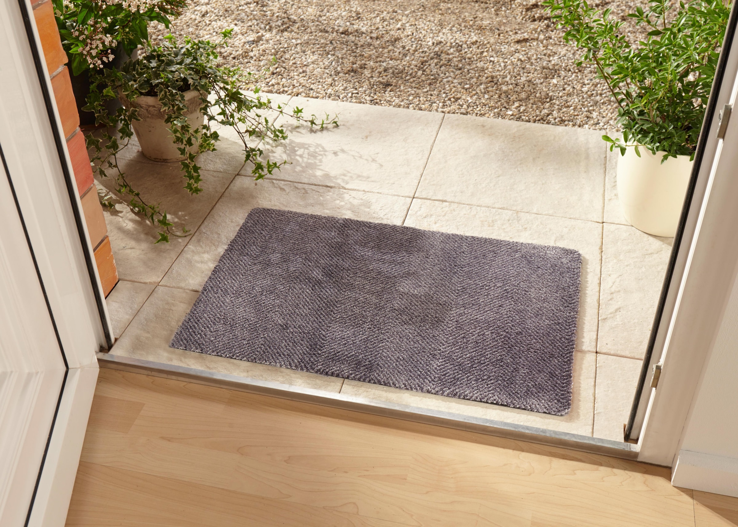 HANSE Home Fußmatte »Clean & Go, Türmatte«, rechteckig, 7 mm Höhe, Waschbar, Schmutzfangmatte, Outdoor, Innen, Rutschfest, Wetterfest