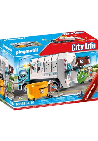 Playmobil® Konstruktions-Spielset »Müllfahrzeug mit Blinklicht (70885), City Life«,... kaufen