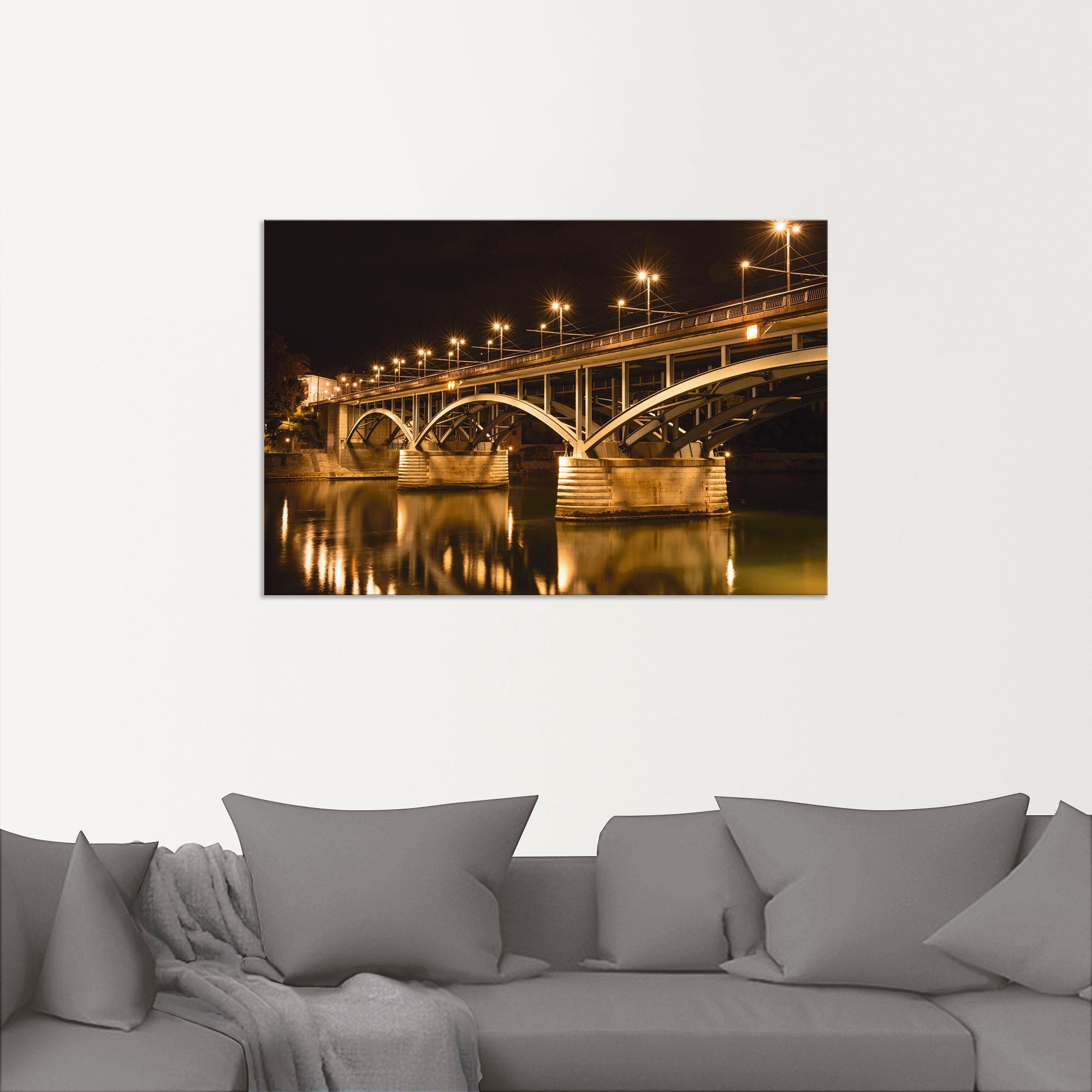 Artland Wandbild »Nacht«, Schweiz, (1 St.), als Alubild, Leinwandbild, Wandaufkleber oder Poster in versch. Größen