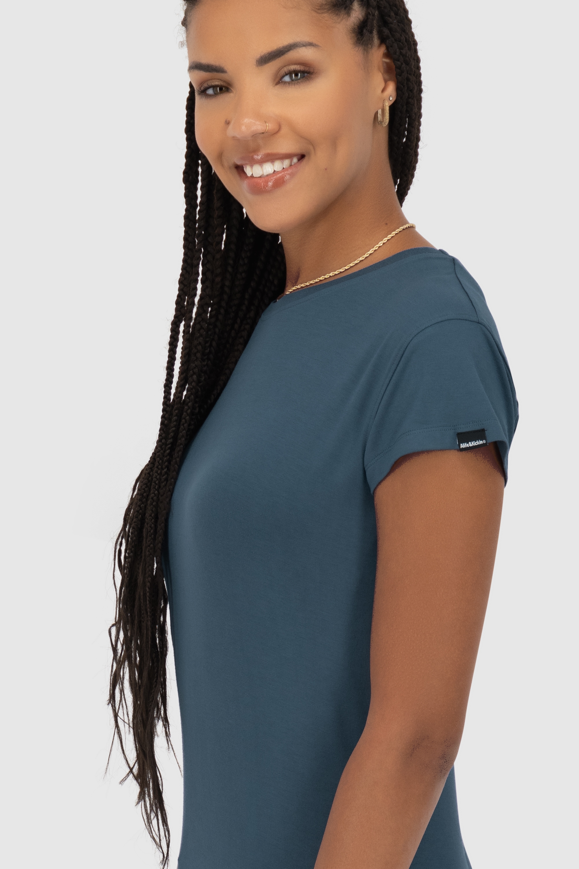 Alife & Kickin Rundhalsshirt »Damen AriAK«