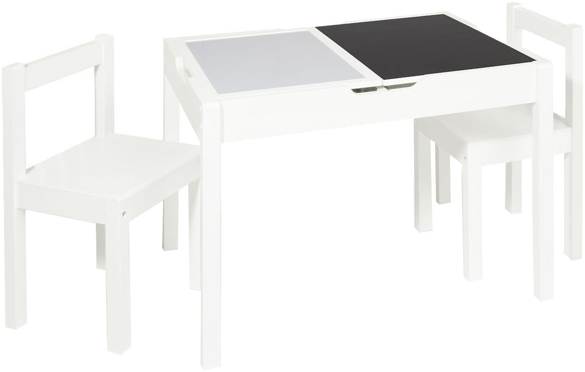 Pinolino® Tischplatte »Tischplatten-Set mit Magnettafel und Tafellack« Set, 2 Stk. tlg. für Kindersitzgruppe Linnea, weiß,