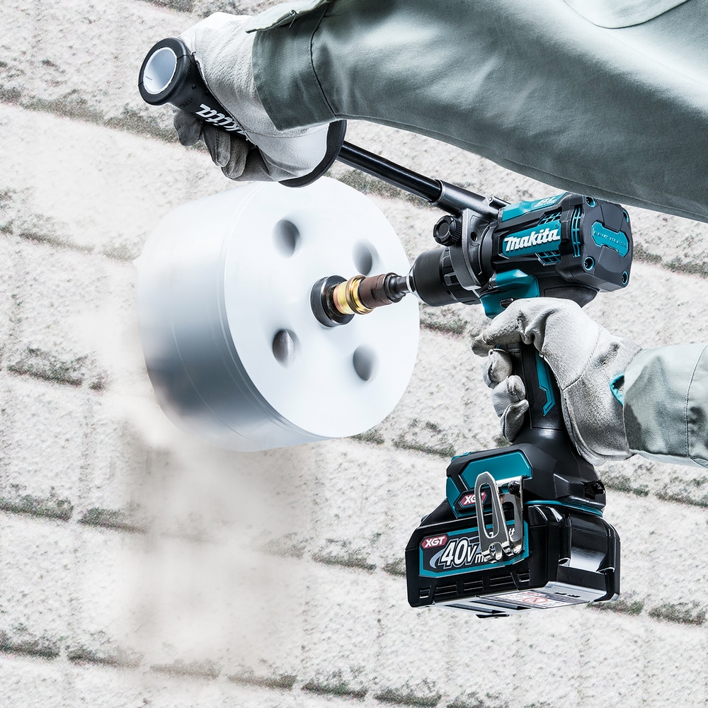 Makita Akku-Bohrschrauber »»DF001GD201««, (XGT, 40V max., 140 Nm, 0-2.600 min-1), Inkl. MAKPAC Größe 3, Schnellladegerät DC40RA und 2x BL4025 Akkus