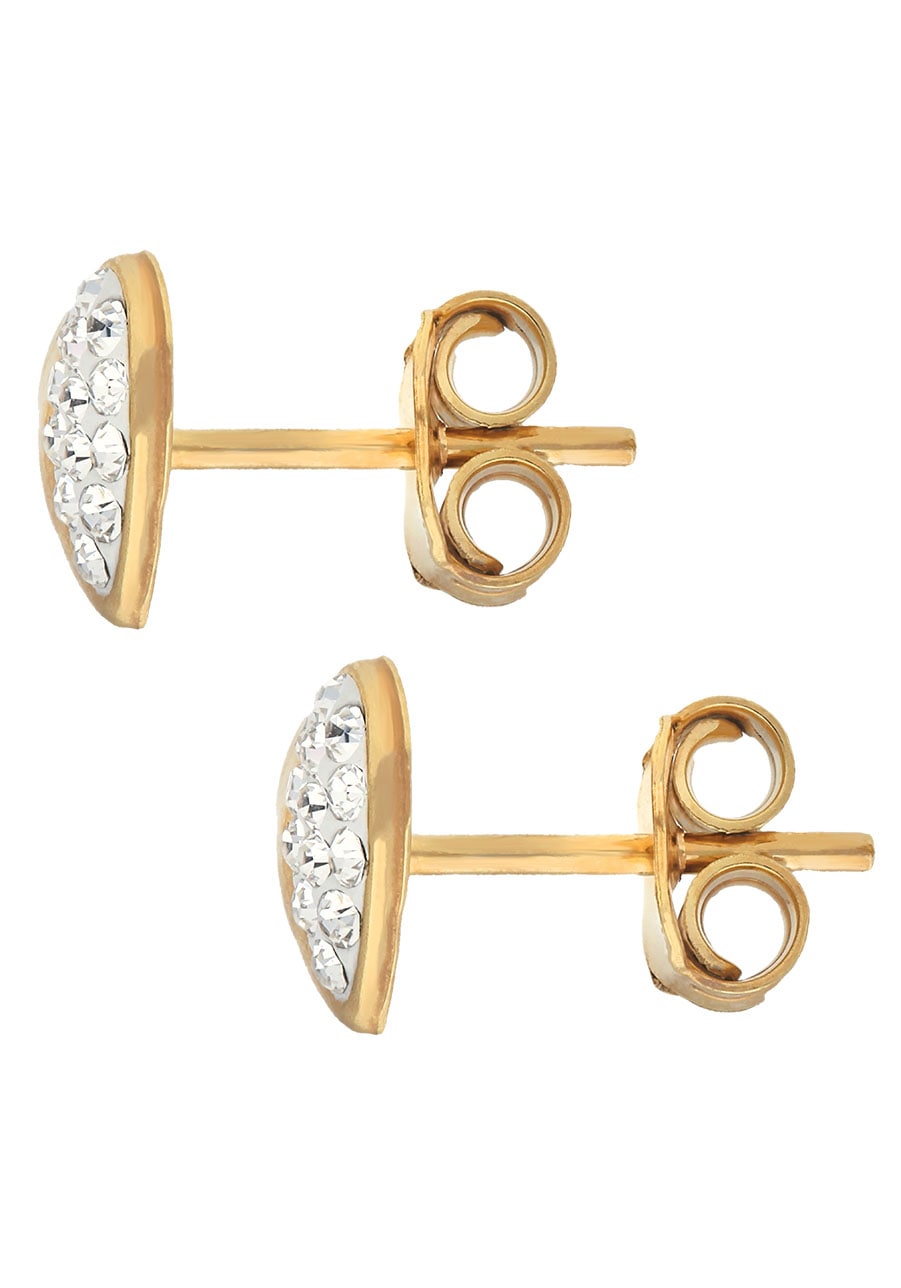 Firetti Paar Ohrstecker »Schmuck Geschenk Gold 375 Ohrschmuck Herzen«