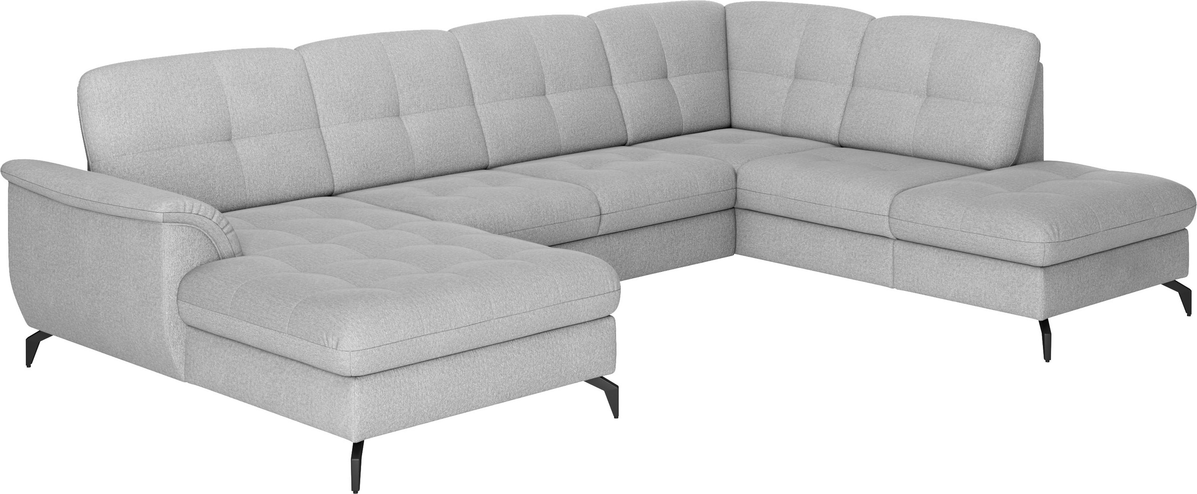 sit&more Wohnlandschaft »Zora U-Form«, wahlweise mit Bettfunktion und Bettkasten