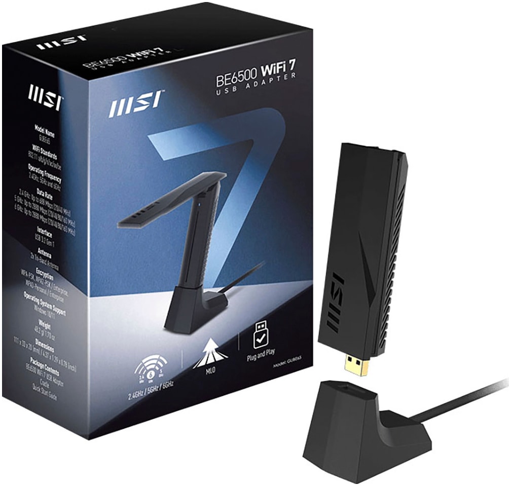 MSI USB-Adapter »BE6500 WiFi 7«