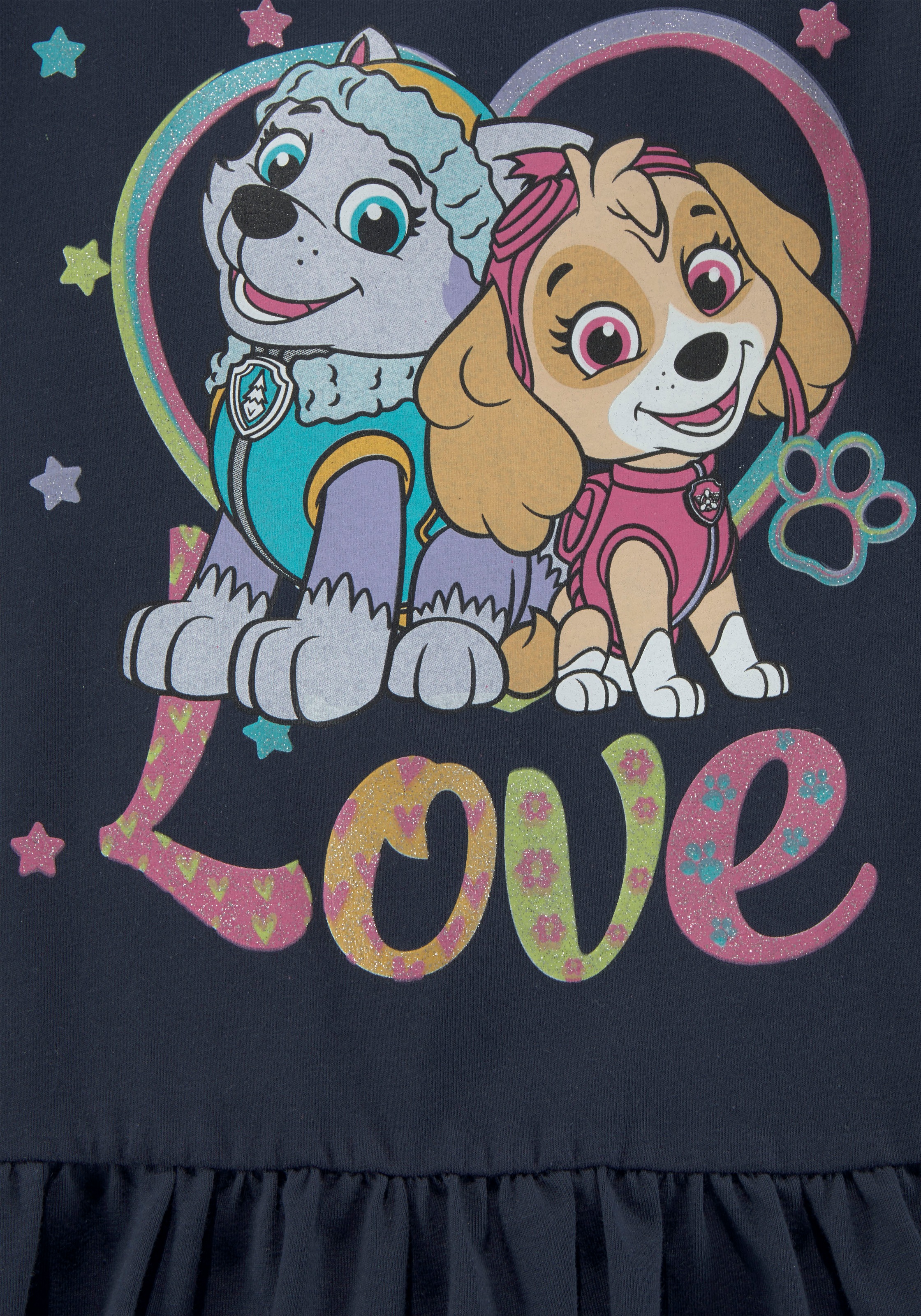 Druck »LOVE«, PATROL Jerseykleid %Sale EVEREST und mit jetzt SKYE PAW im