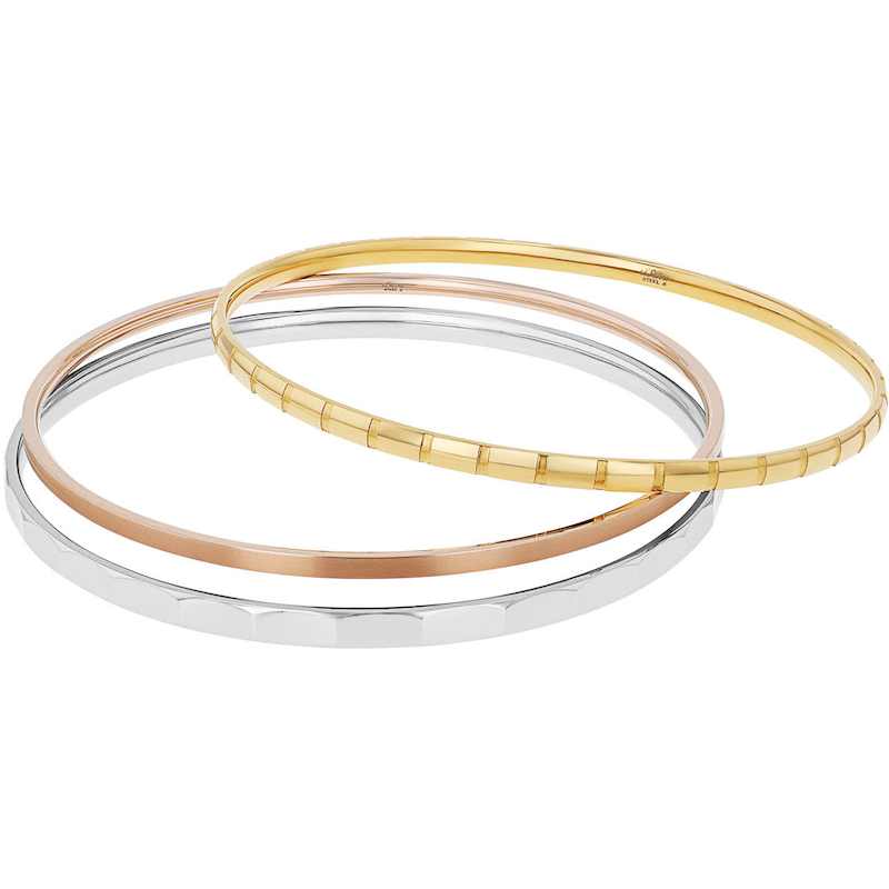 S.OLIVER Armreif Set »2038894« edelstahlfarben-roségoldfarben-gelbgoldfarben Damen Armreif Set von s.Oliver