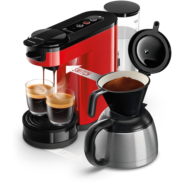 Kaffeepaddose im inkl. Kaffeekanne, 9,90 UVP Senseo online Wert bei HD6592/84«, € Kaffeepadmaschine l von 1 »Switch Philips