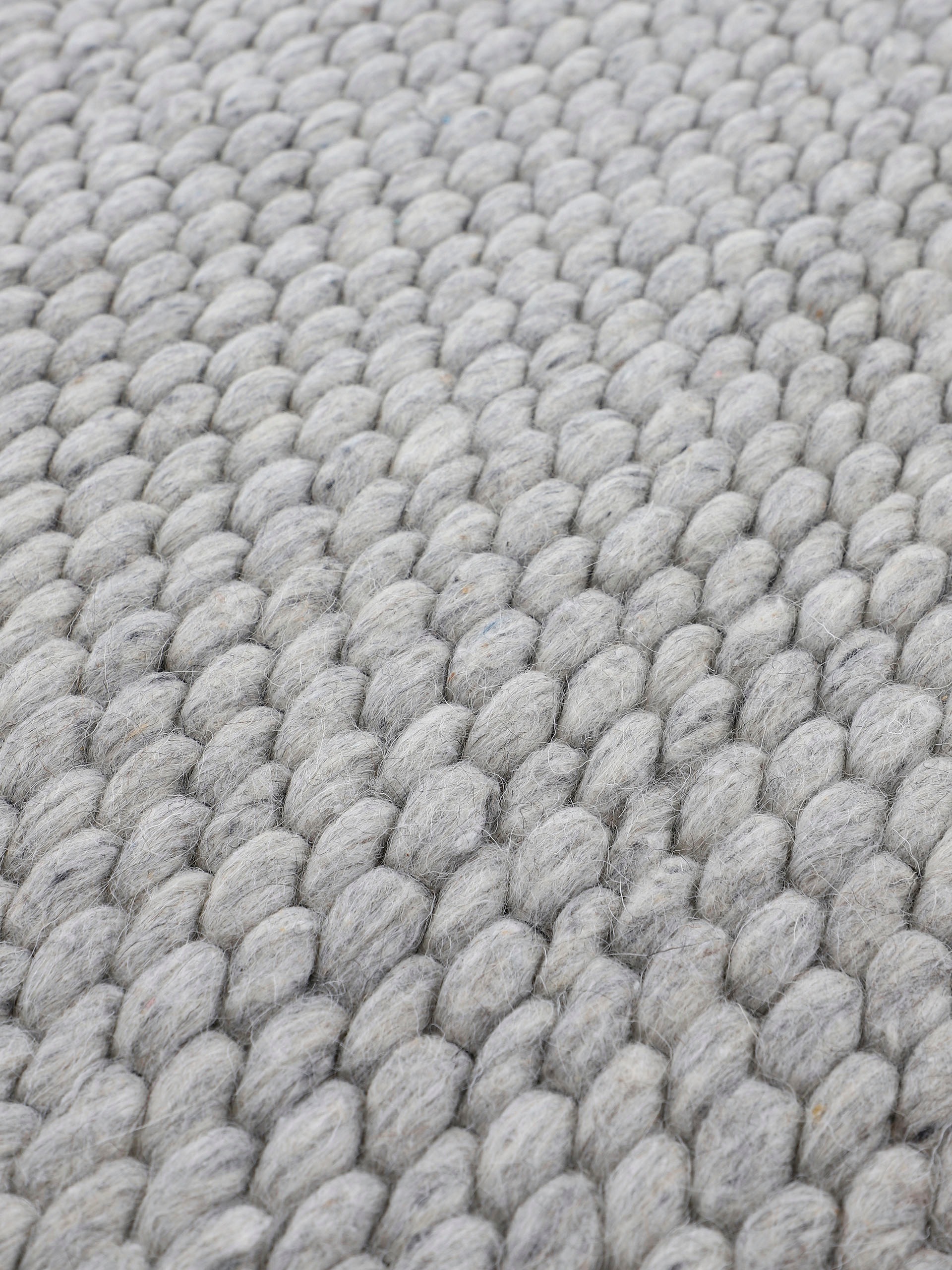 carpetfine Wollteppich »Sina,  auch als Läufer«, rechteckig, 14 mm Höhe, Handweb Teppich, reine Wolle, meliert, handgewebt, weich & kuschelig