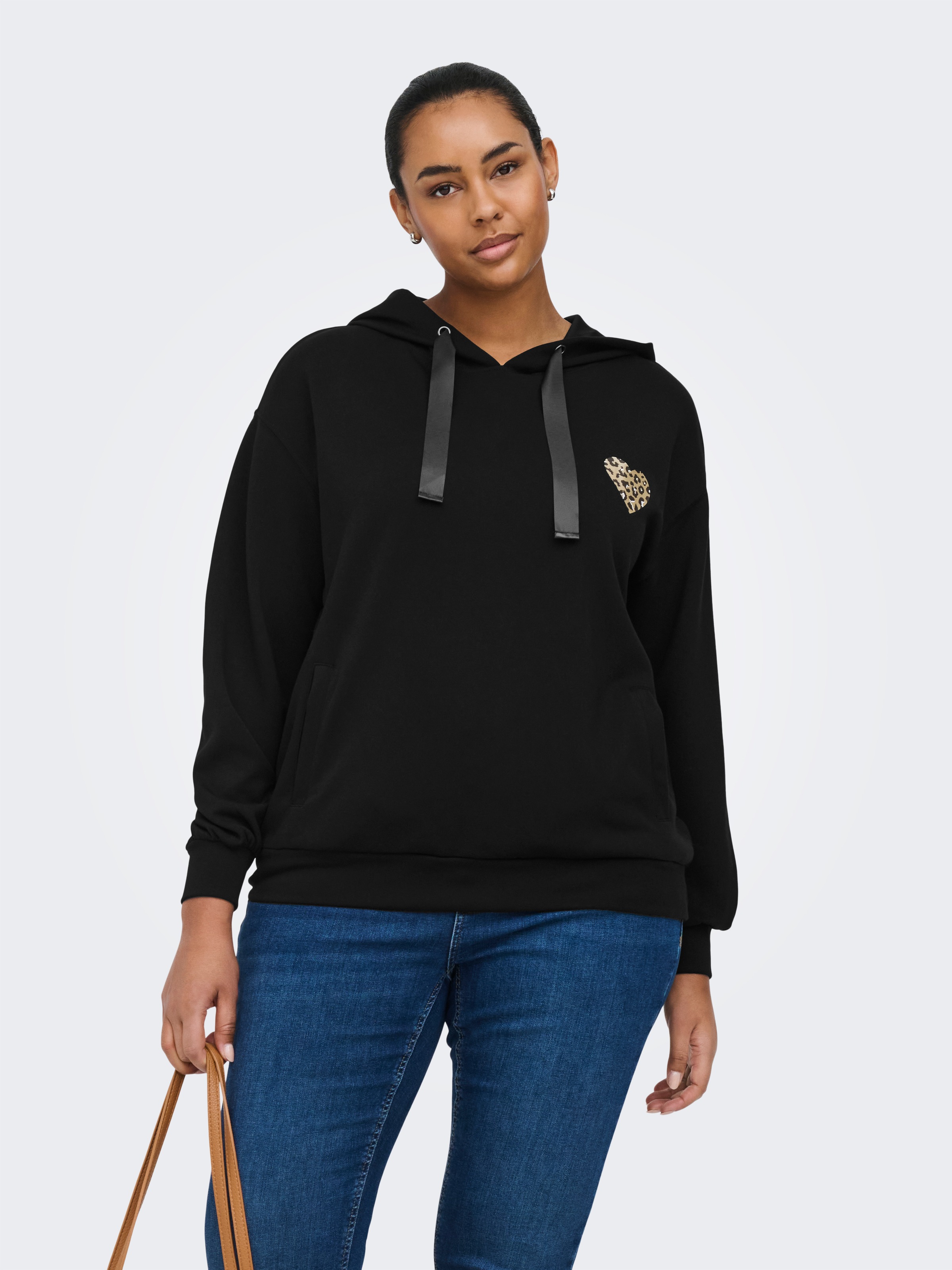 ONLY CARMAKOMA Kapuzensweatshirt »CARMELANIE L/S HOODIE JRS«
