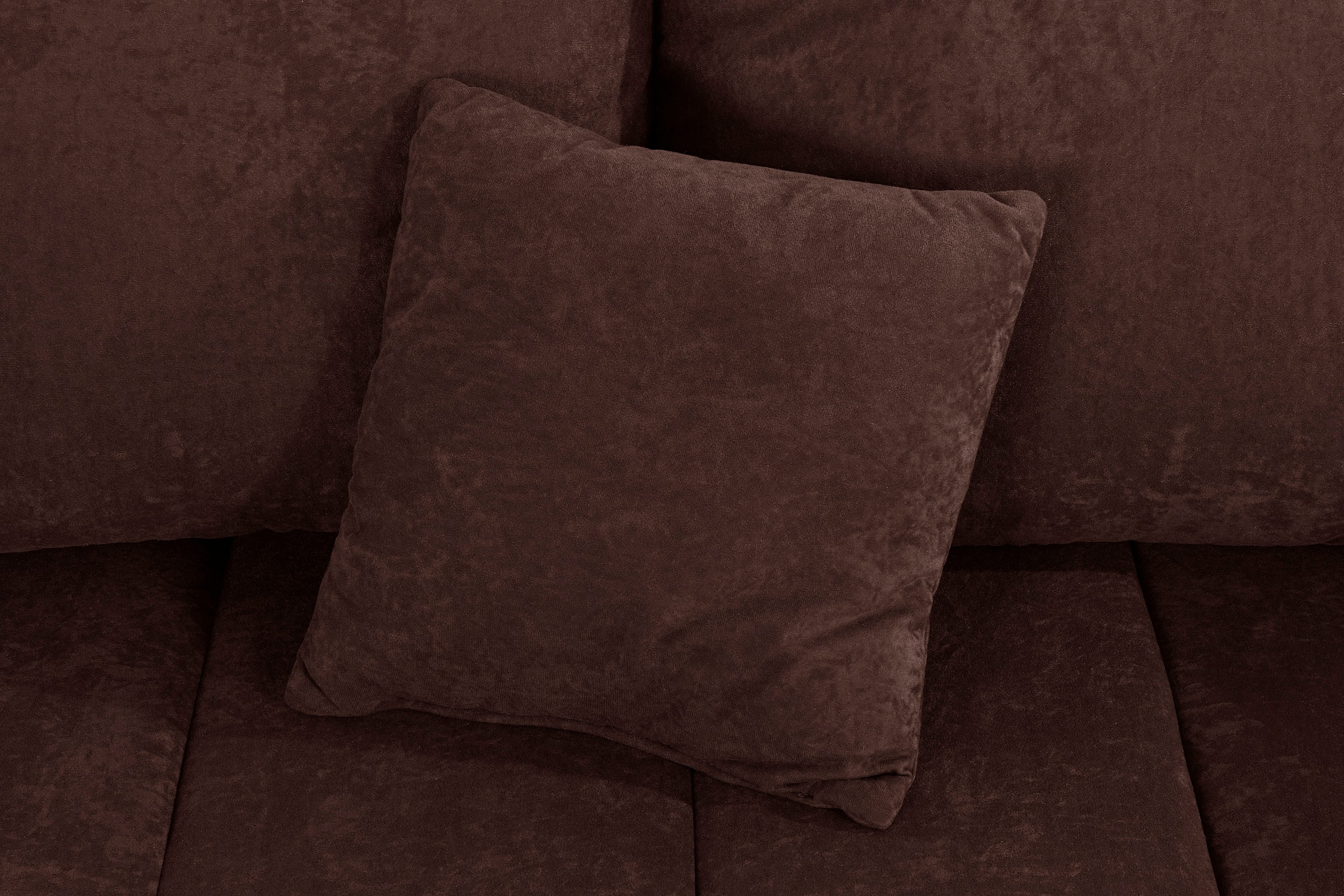 INOSIGN Ecksofa »Imola, elegant und modern, aktuelle Steppung im Sitz, bequem, L-Form«, frei im Raum stellbar, wahlweise mit Bettfunktion und Bettkasten