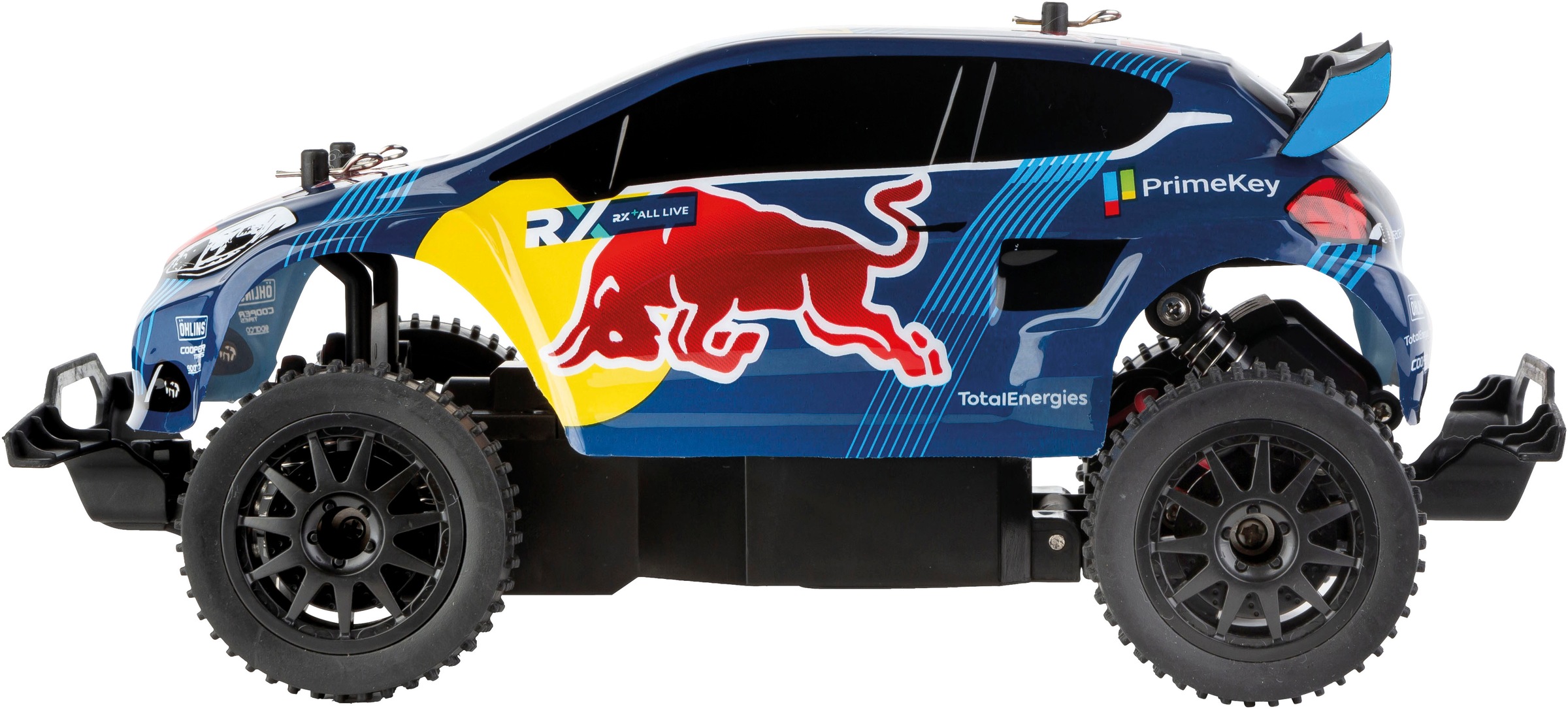 Carrera® RC-Auto »Carrera® RC, Red Bull Peugeot WRX 208«, Rallycross, Hansen D/P, 2,4 GHz