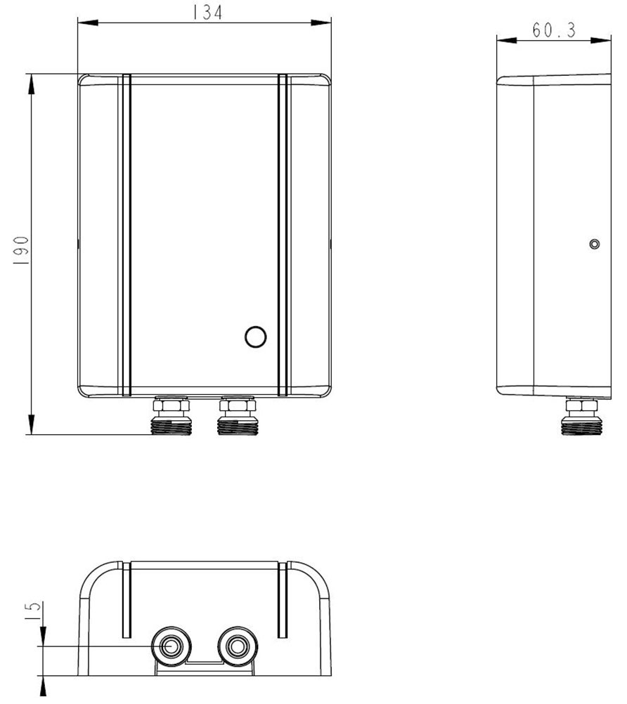 Thermoflow Klein-Durchlauferhitzer »Thermoflow Elex 5,5«