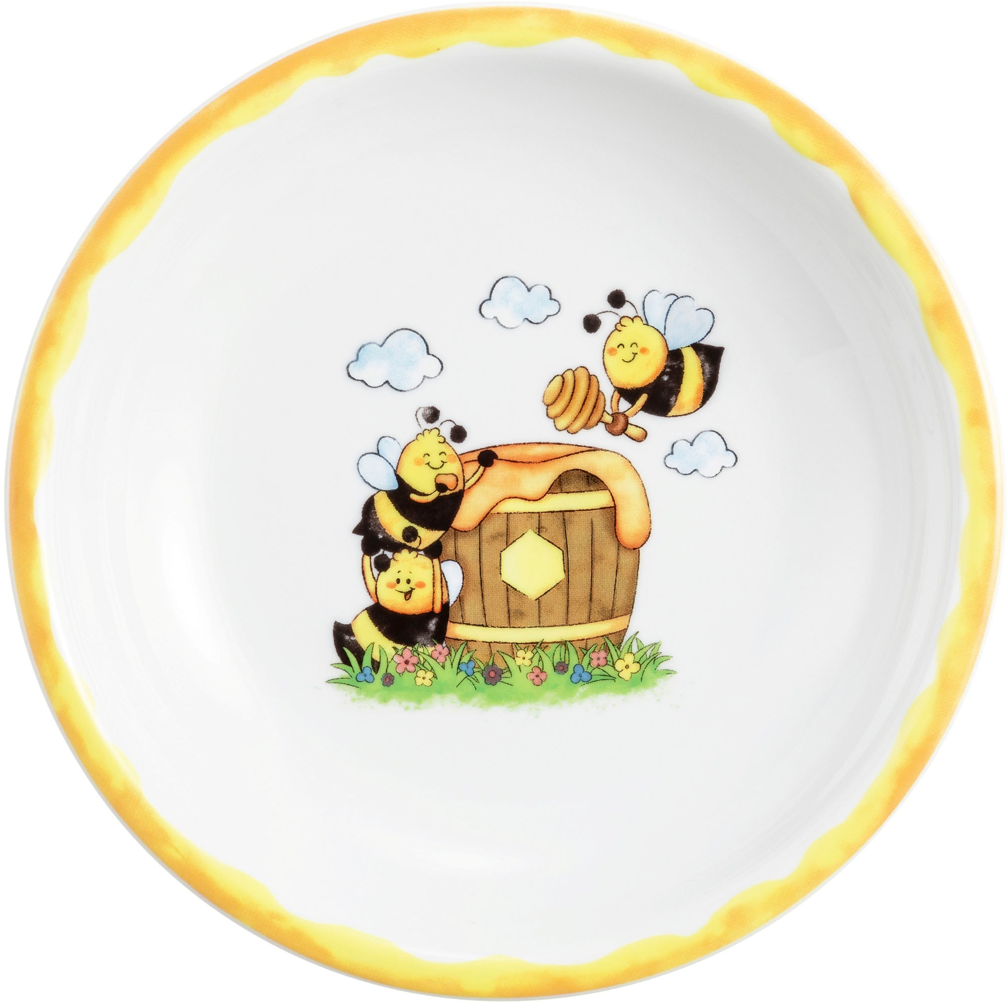 Seltmann Weiden Suppenteller »Compact - Fleißige Bienen«, (1 St.), rund 20 cm