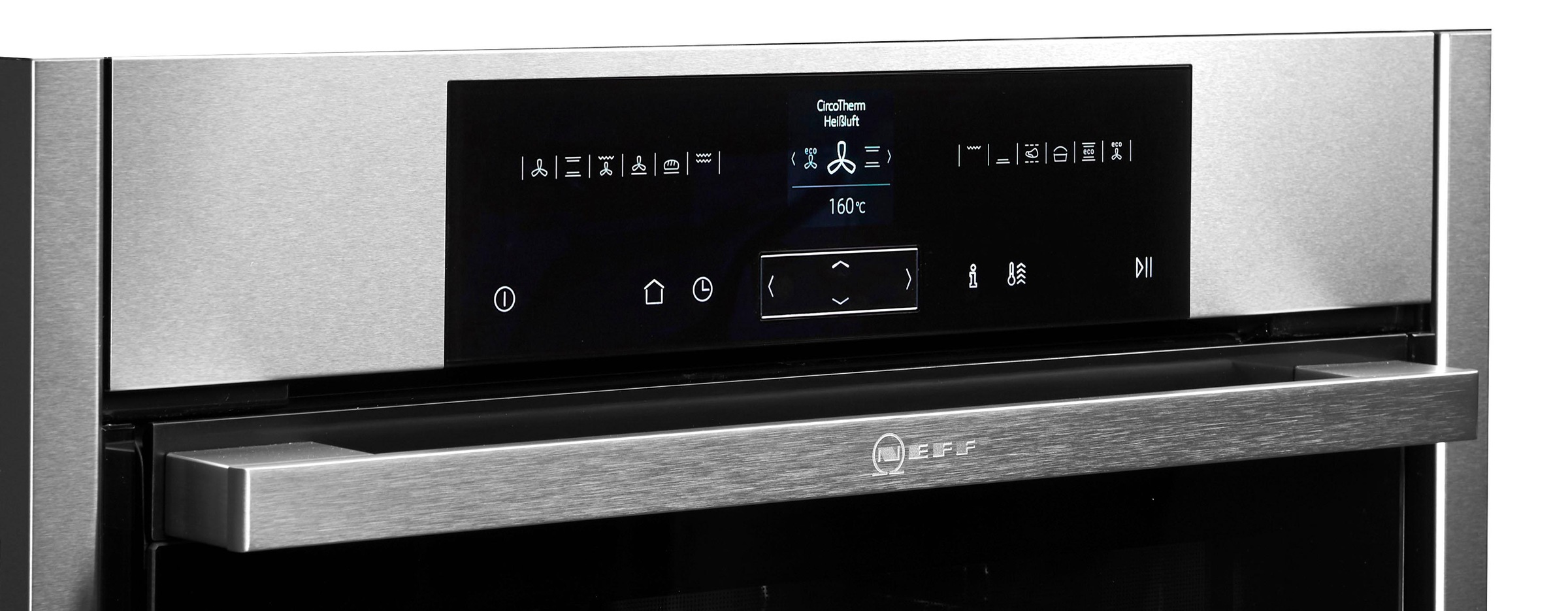 5. Bild von NEFF Backofen-Set »XB46TWIST«, B45CR20N0, mit Teleskopauszug nachrüstbar, EasyClean, Slide&Hide®, TFT-Display