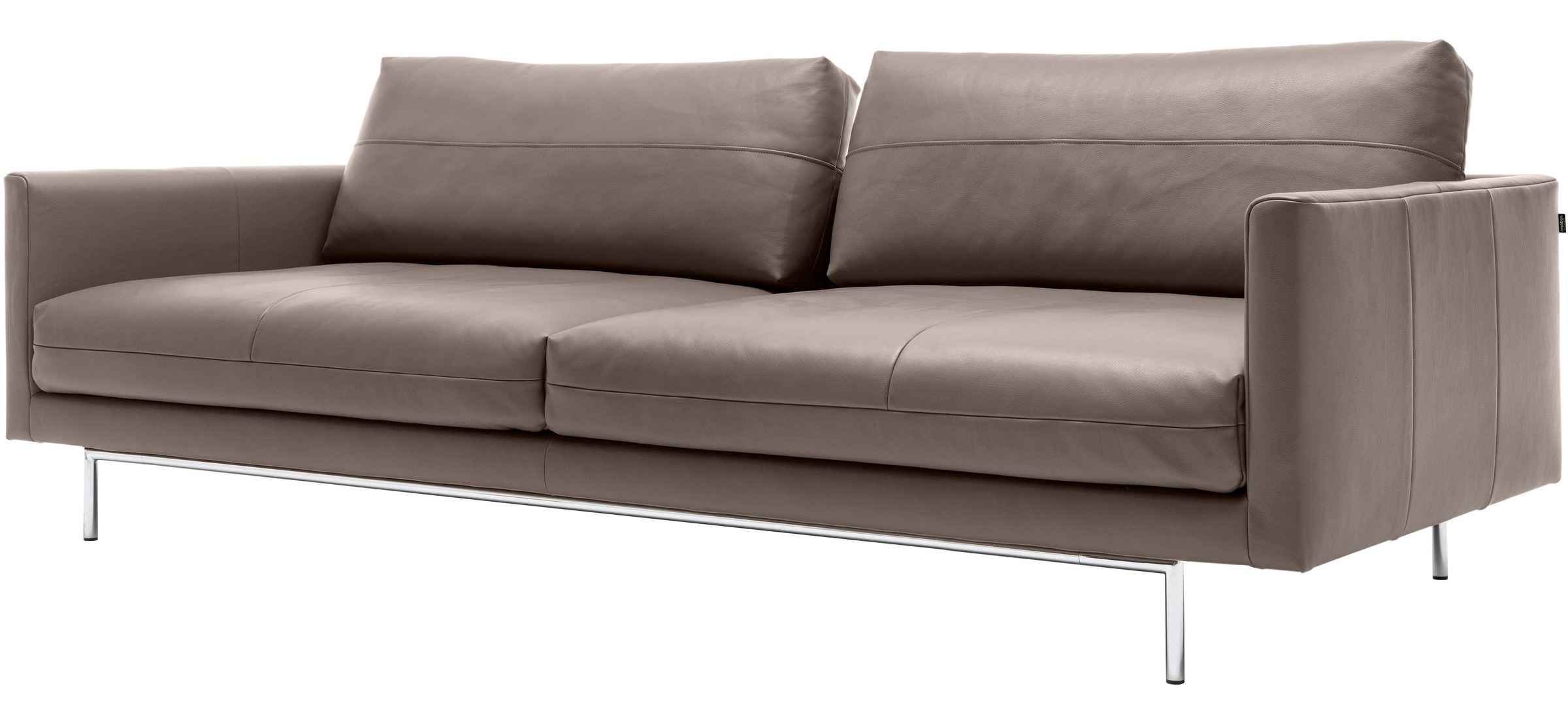 Creation BY ROLF BENZ 3,5-Sitzer »CR.414, Designsofa, edles Sofa, Loungesofa, Ledersofa, klares Design«, aus Leder oder Chenille, erstklassiger Sitzkomfort, legere Polsterung